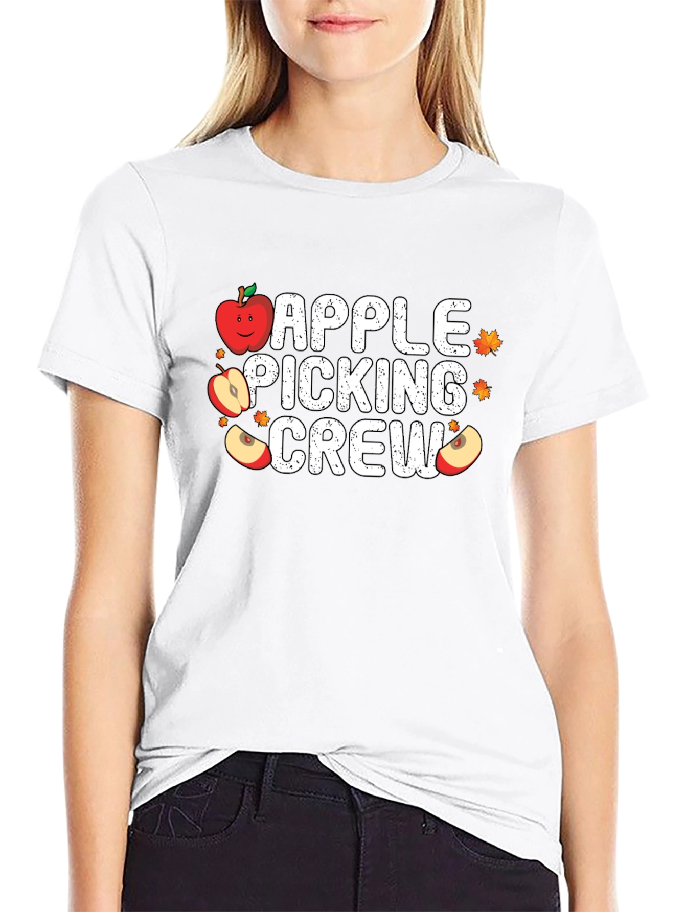 Apple Picking Crew T-Shirt - Fall Harvest Tee