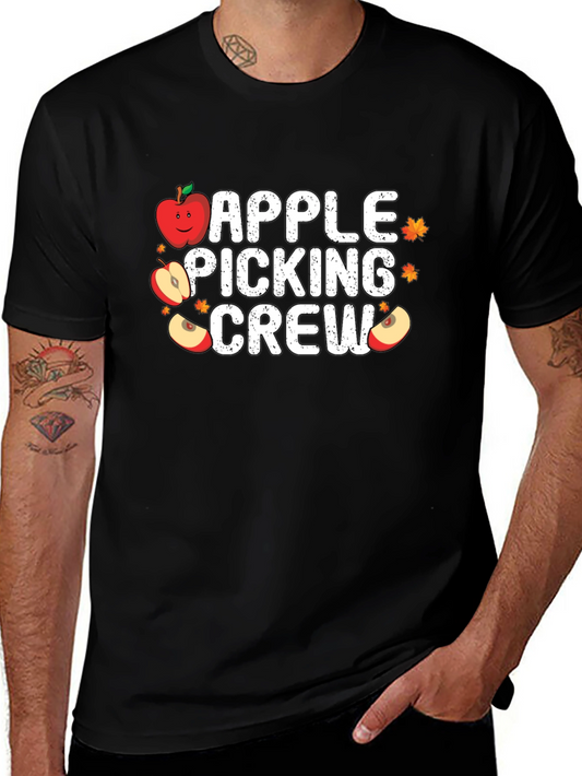 Apple Picking Crew T-Shirt - Fall Harvest Tee