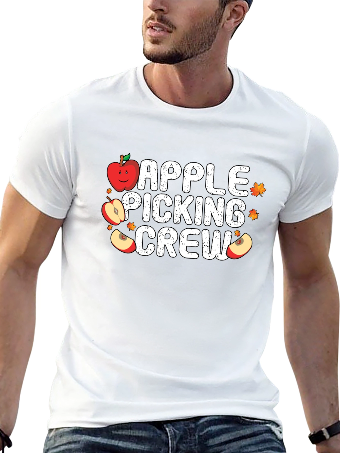 Apple Picking Crew T-Shirt - Fall Harvest Tee