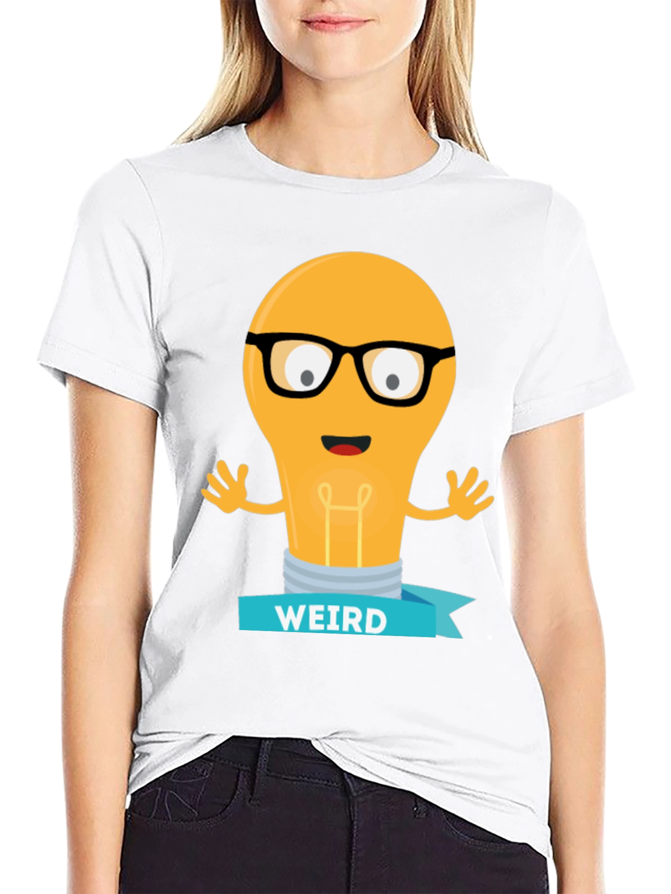 Weird Light Bulb Graphic Tee