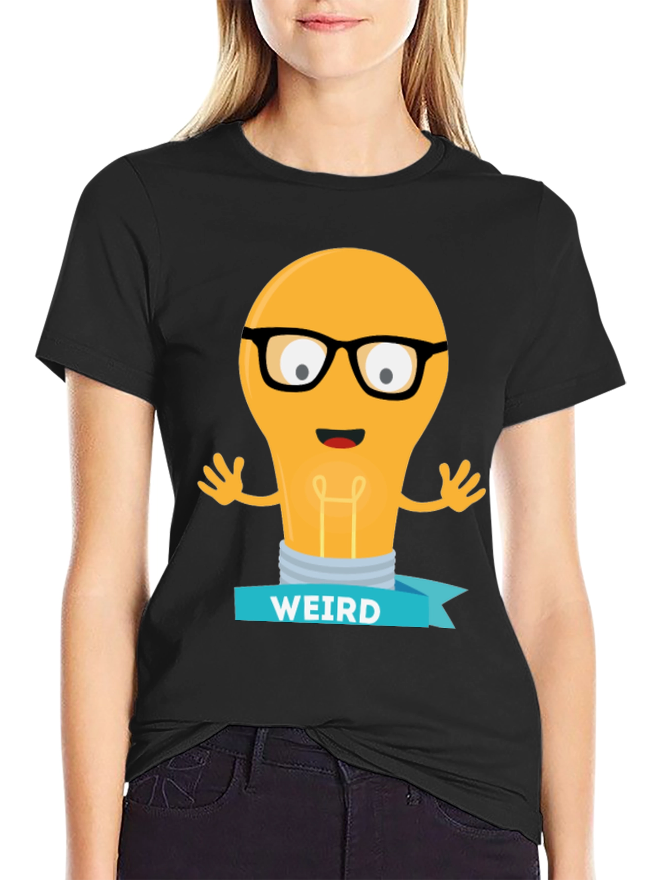Weird Light Bulb Graphic Tee