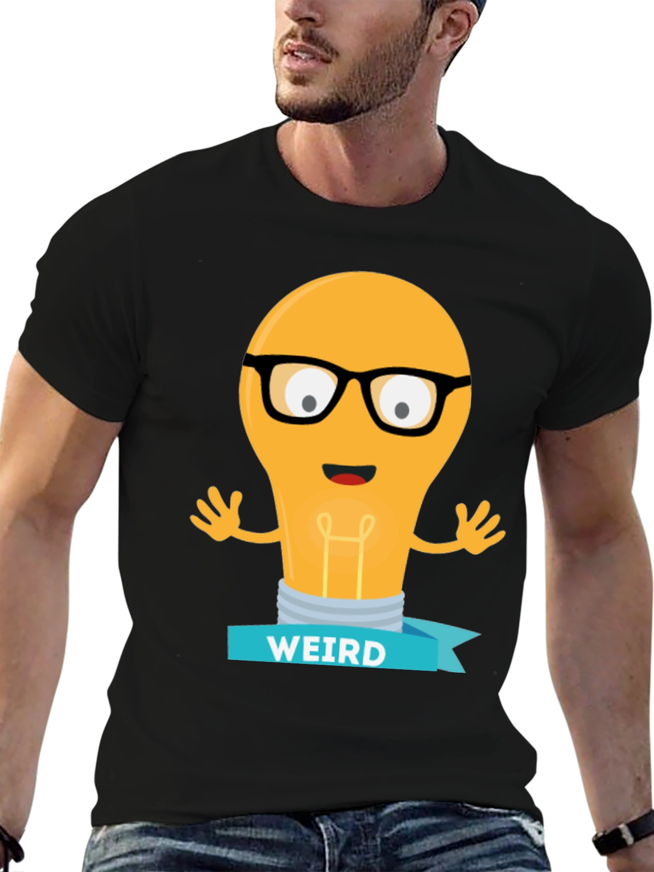 Weird Light Bulb Graphic Tee