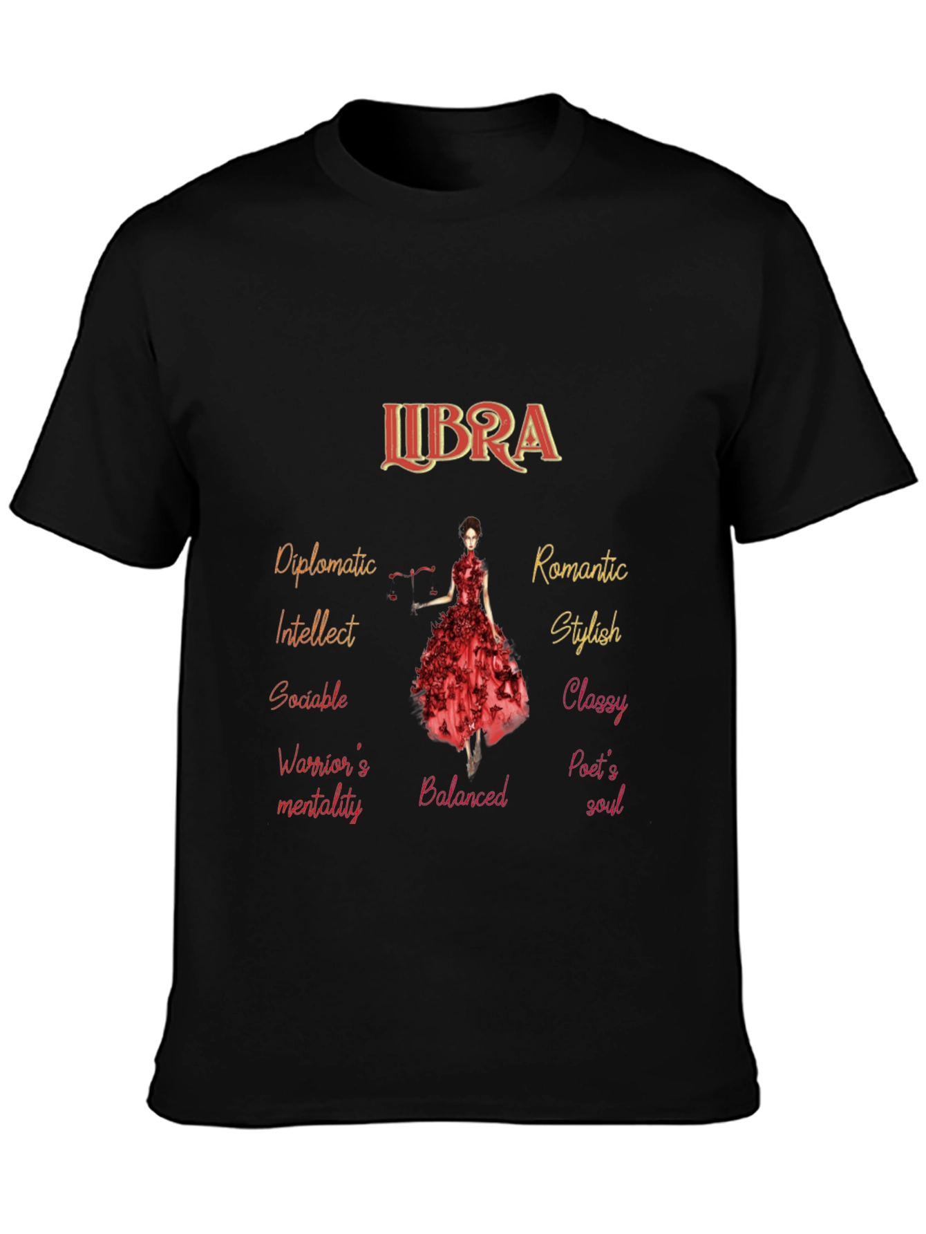 Libra Zodiac T-Shirt - Stylish Astrology Tee