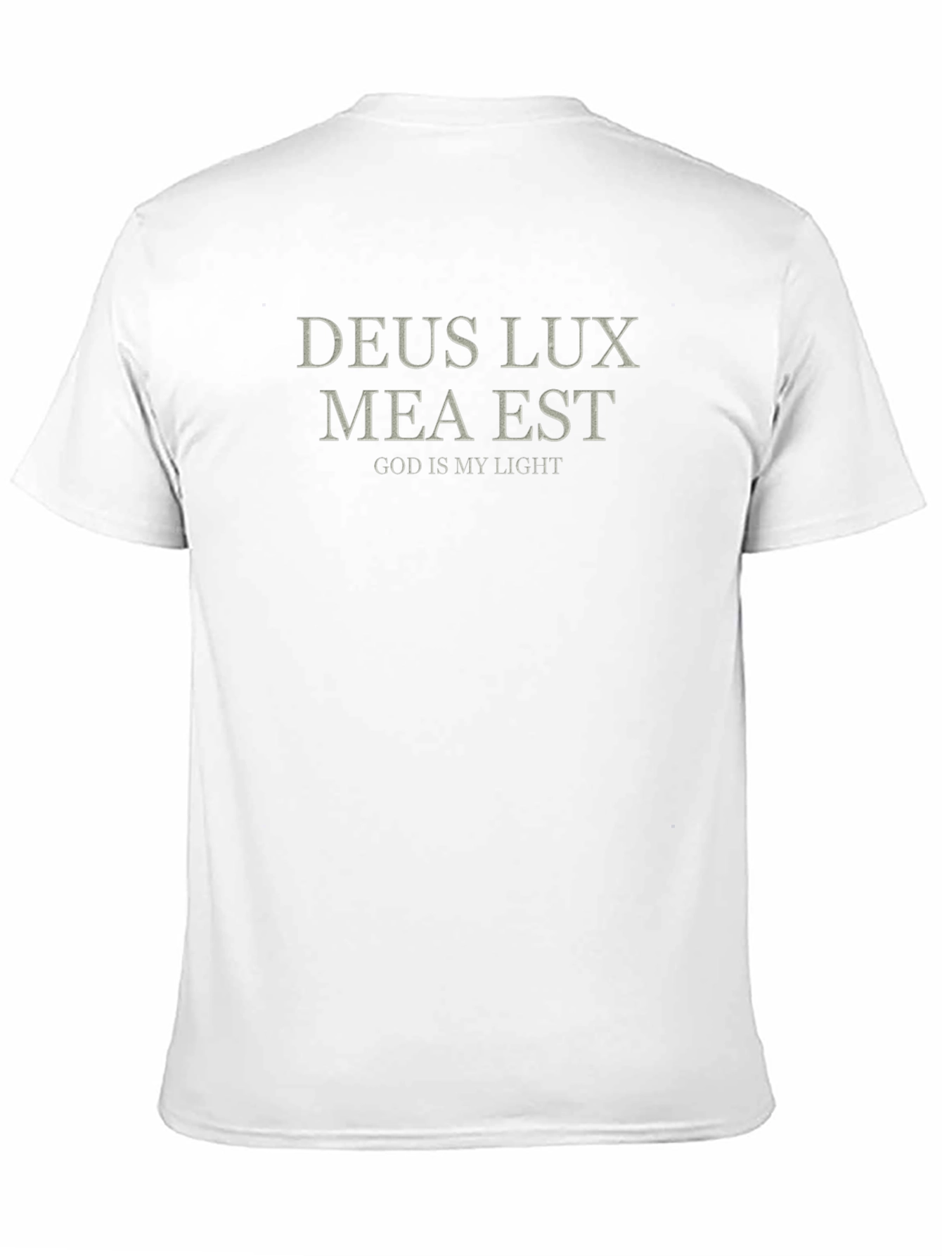 Deus Lux Mea Est Graphic Tee - Christian T-Shirt