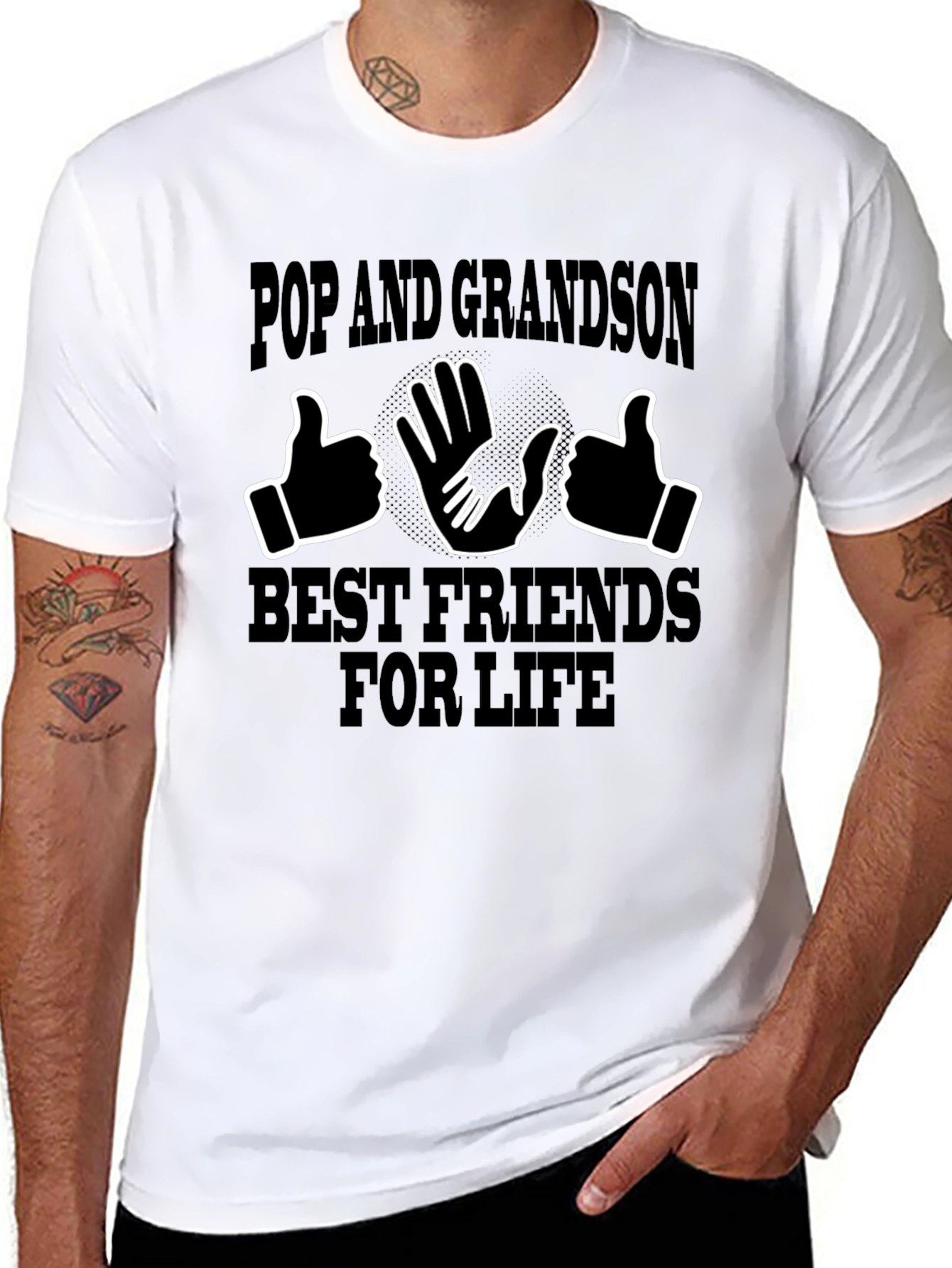 Pop and Grandson Best Friends T-Shirt