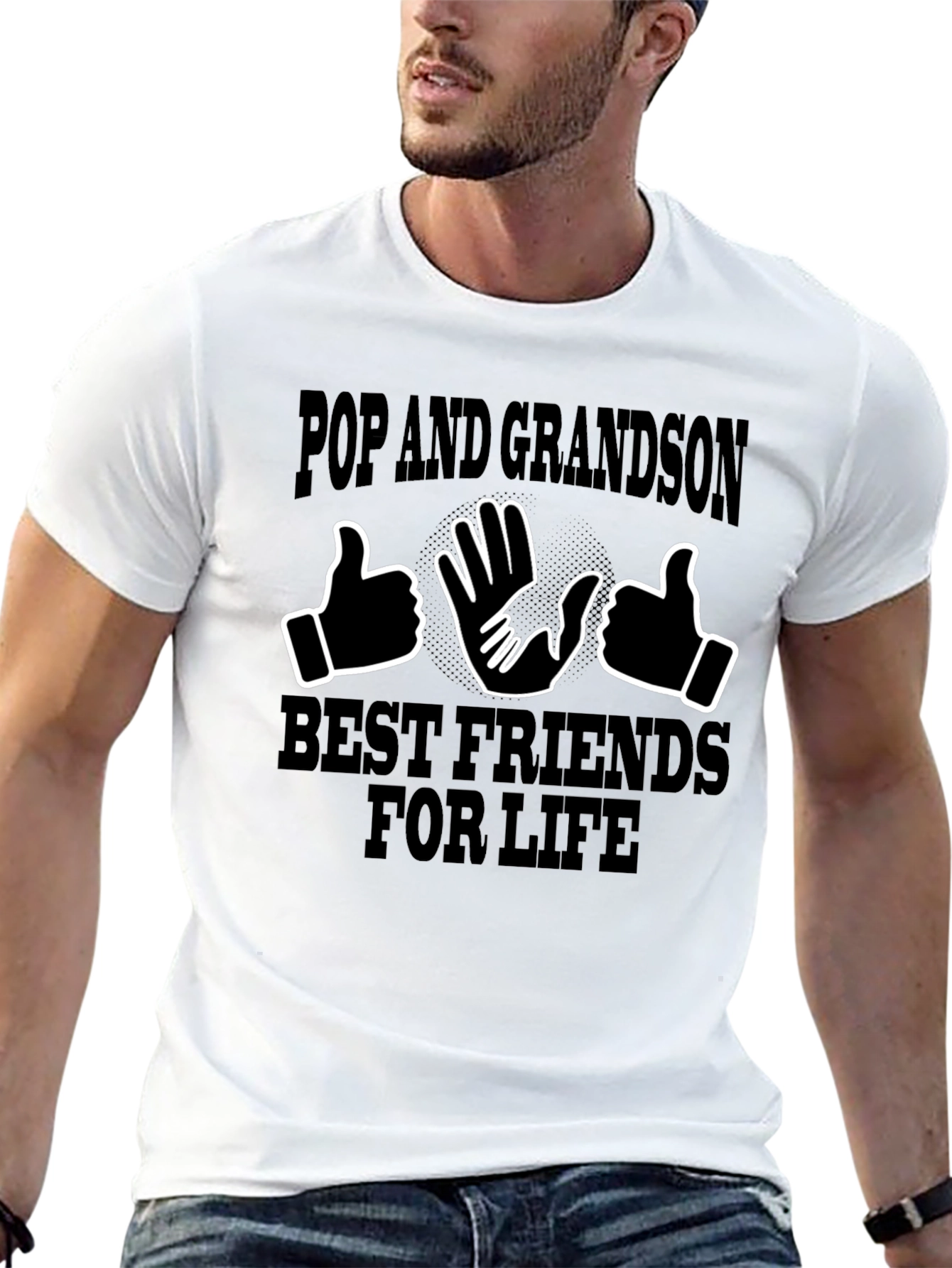 Pop and Grandson Best Friends T-Shirt
