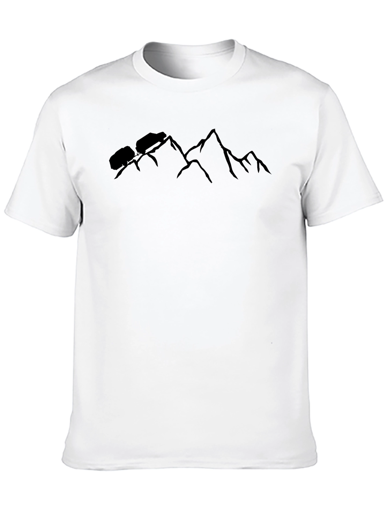 Mountain Adventure Black Tee
