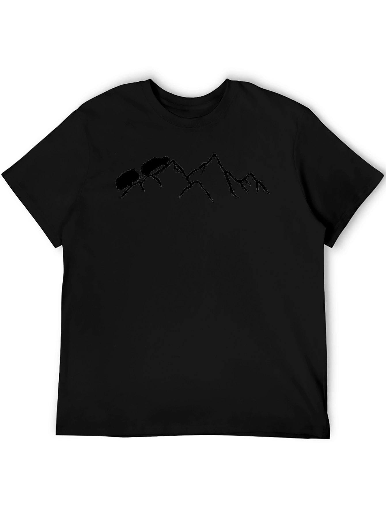 Mountain Adventure Black Tee