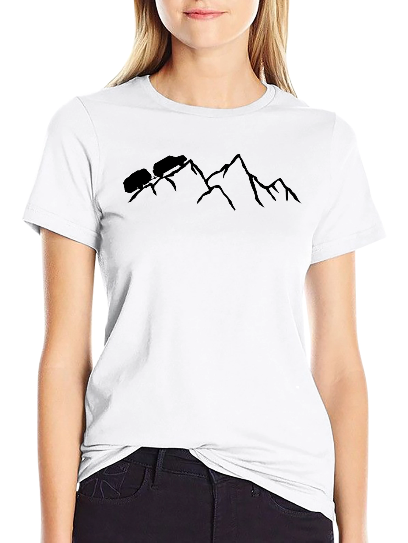 Mountain Adventure Black Tee