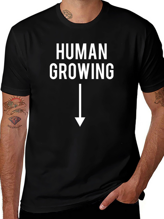 Human Growing T-Shirt - Funny Adult Humor