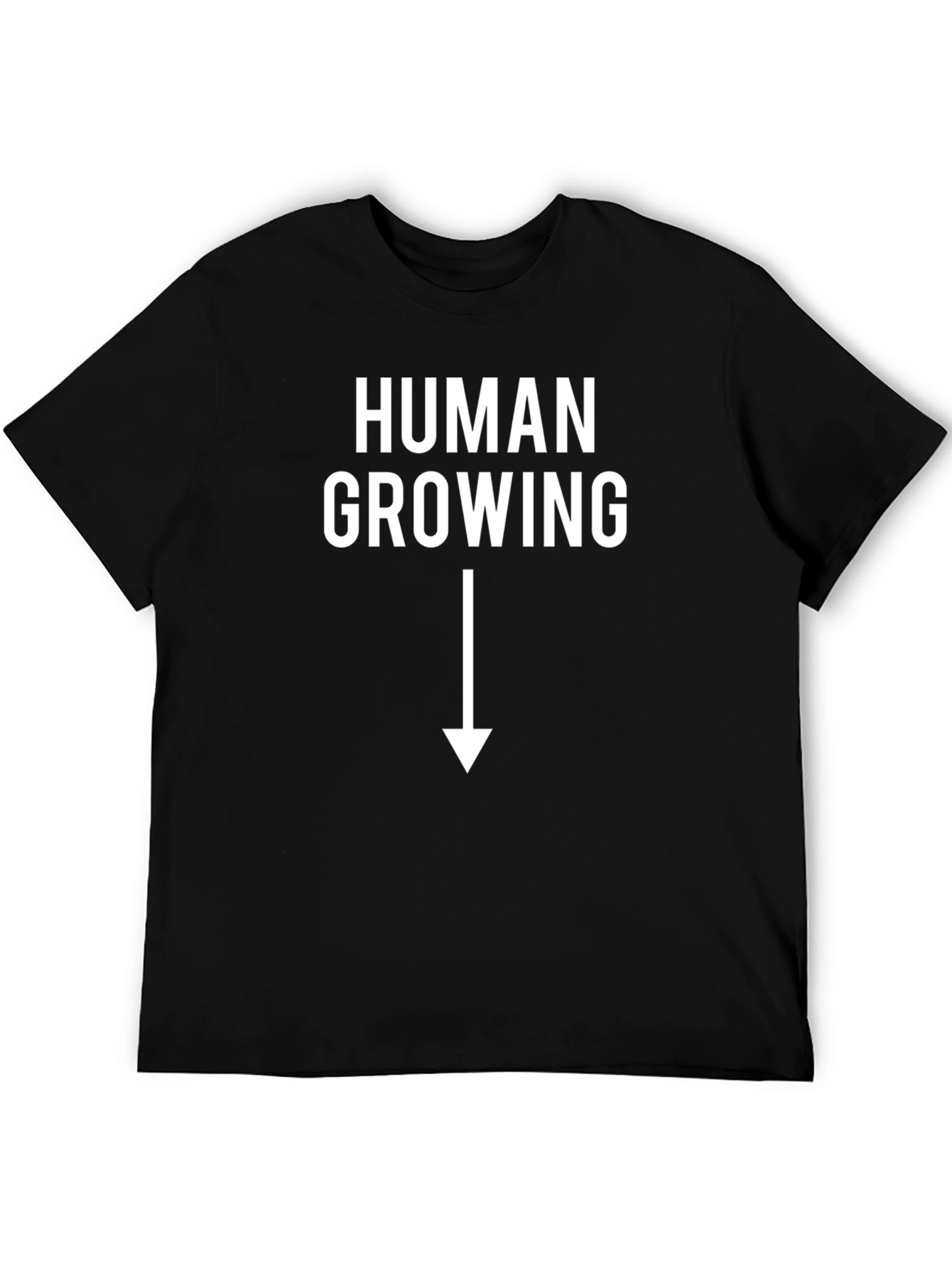 Human Growing T-Shirt - Funny Adult Humor