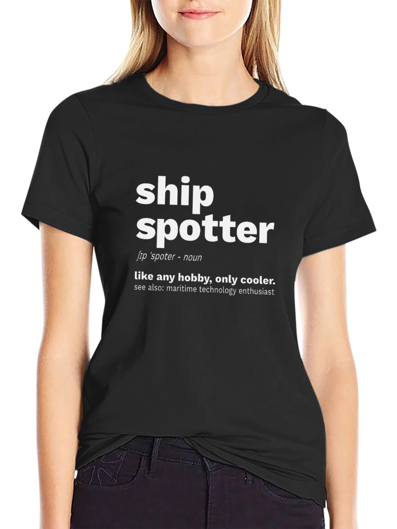 Ship Spotter T-Shirt - Maritime Hobby Enthusiast Tee