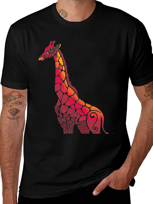 Giraffe Graphic Tee - Unique Animal Design T-Shirt