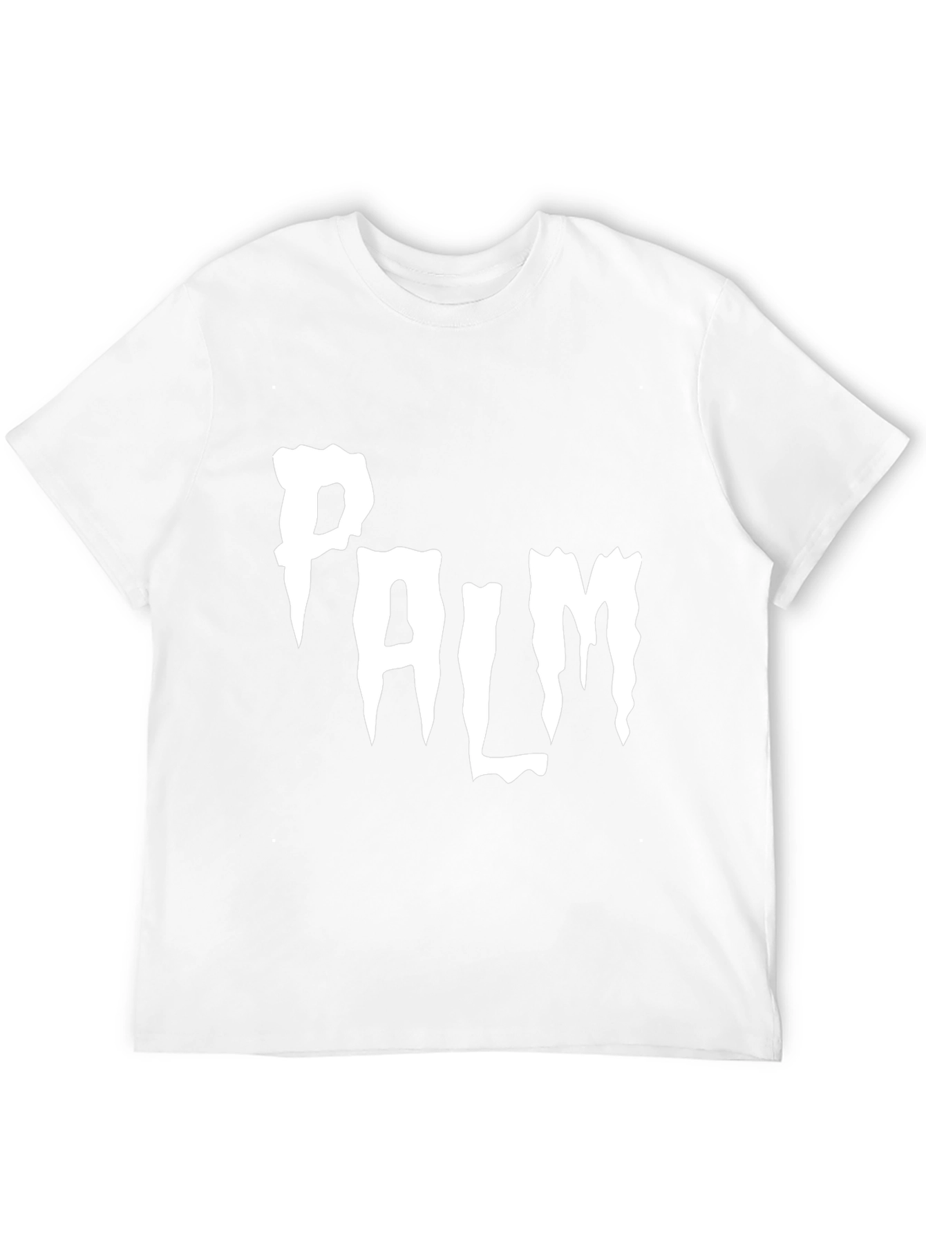 Palm Text Graphic Black T-Shirt