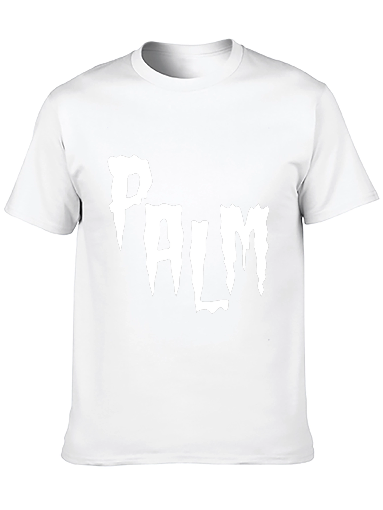 Palm Text Graphic Black T-Shirt