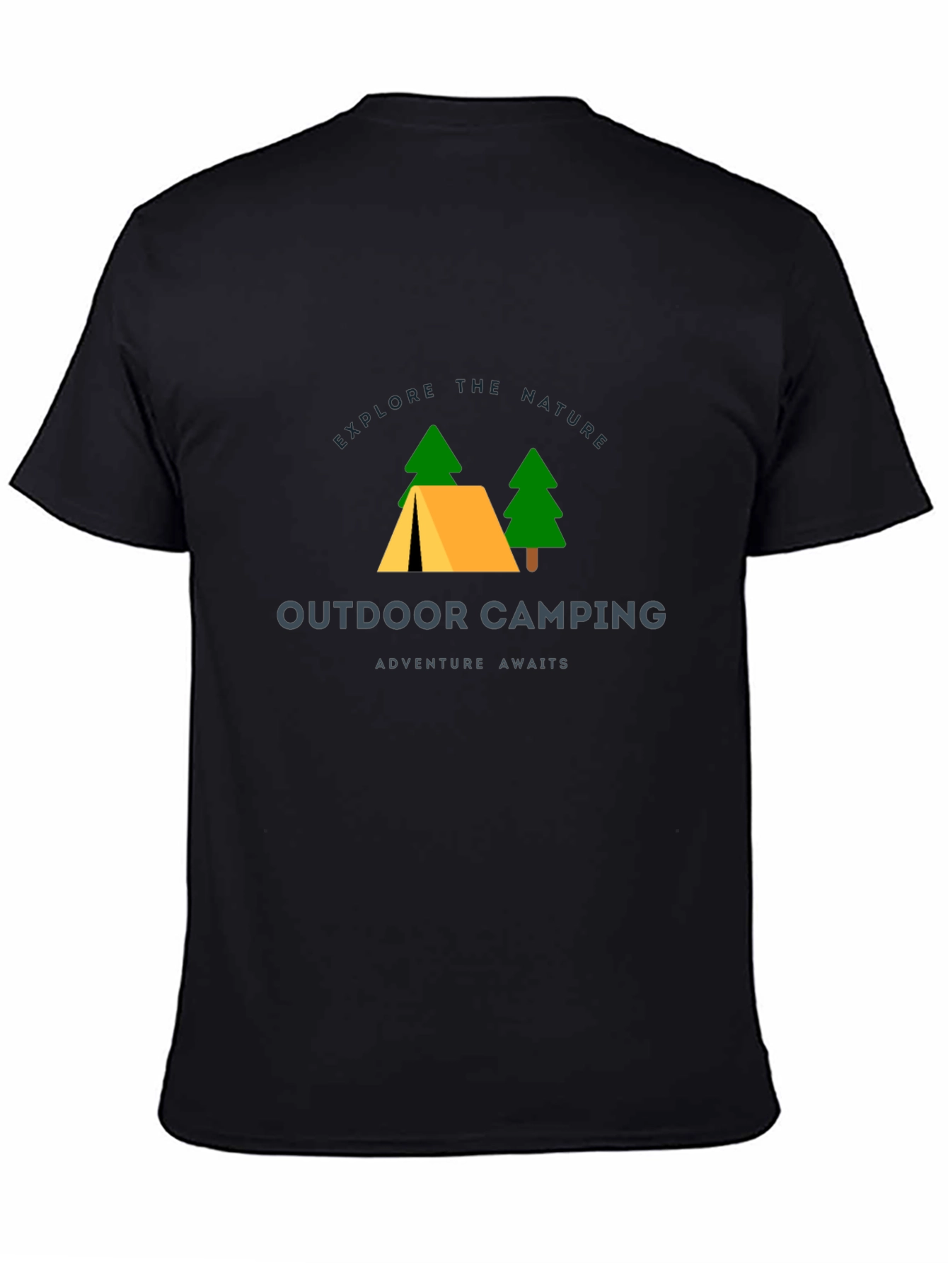 Outdoor Camping Graphic Tee - Explore Nature