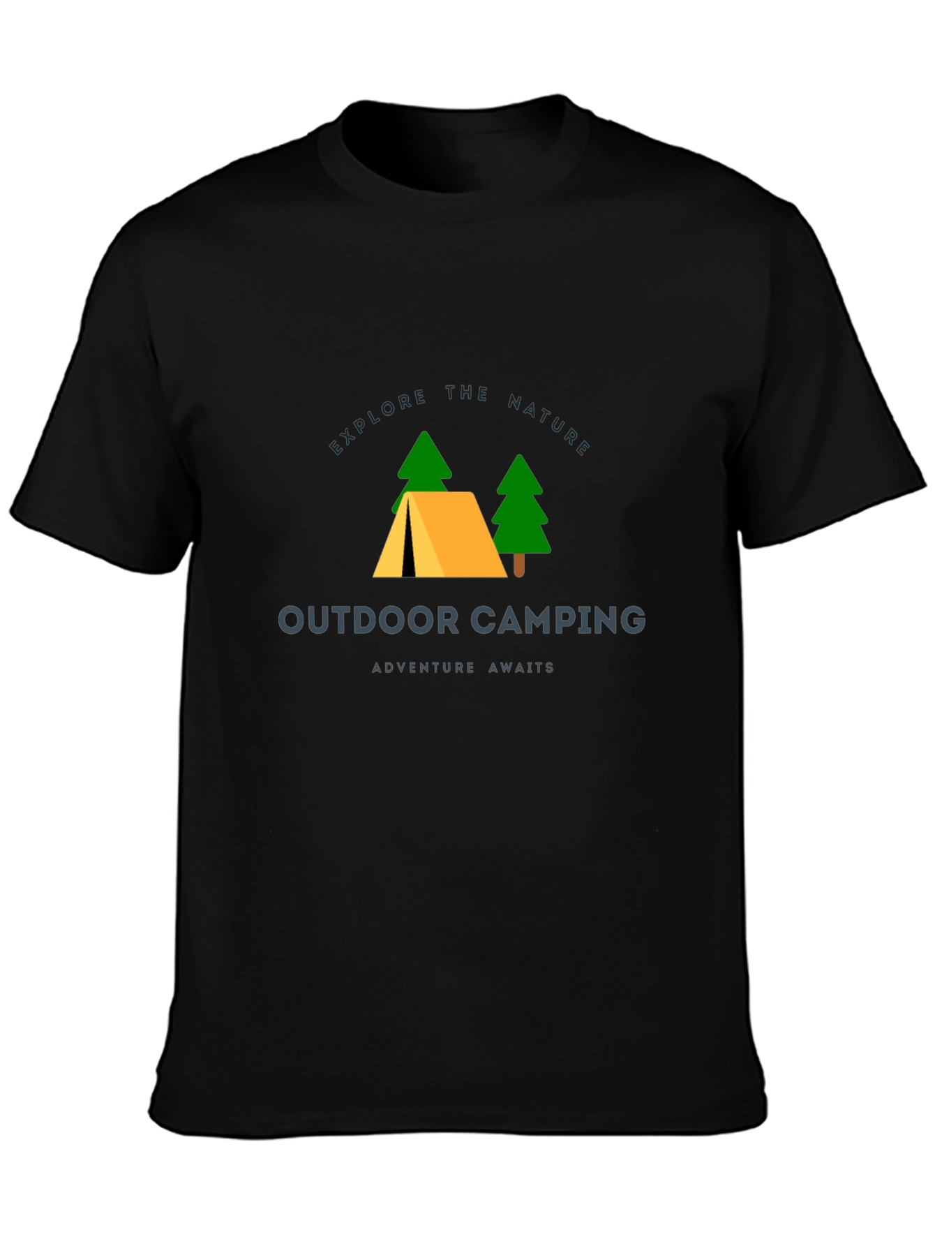 Outdoor Camping Graphic Tee - Explore Nature
