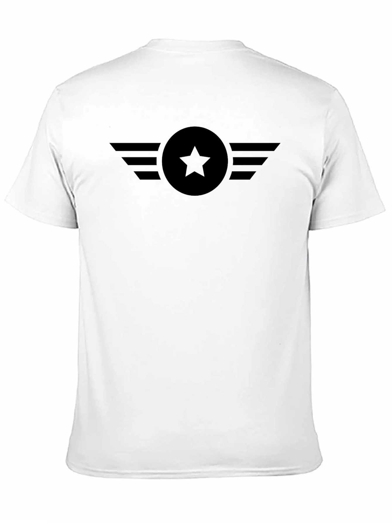Star Emblem Black T-Shirt
