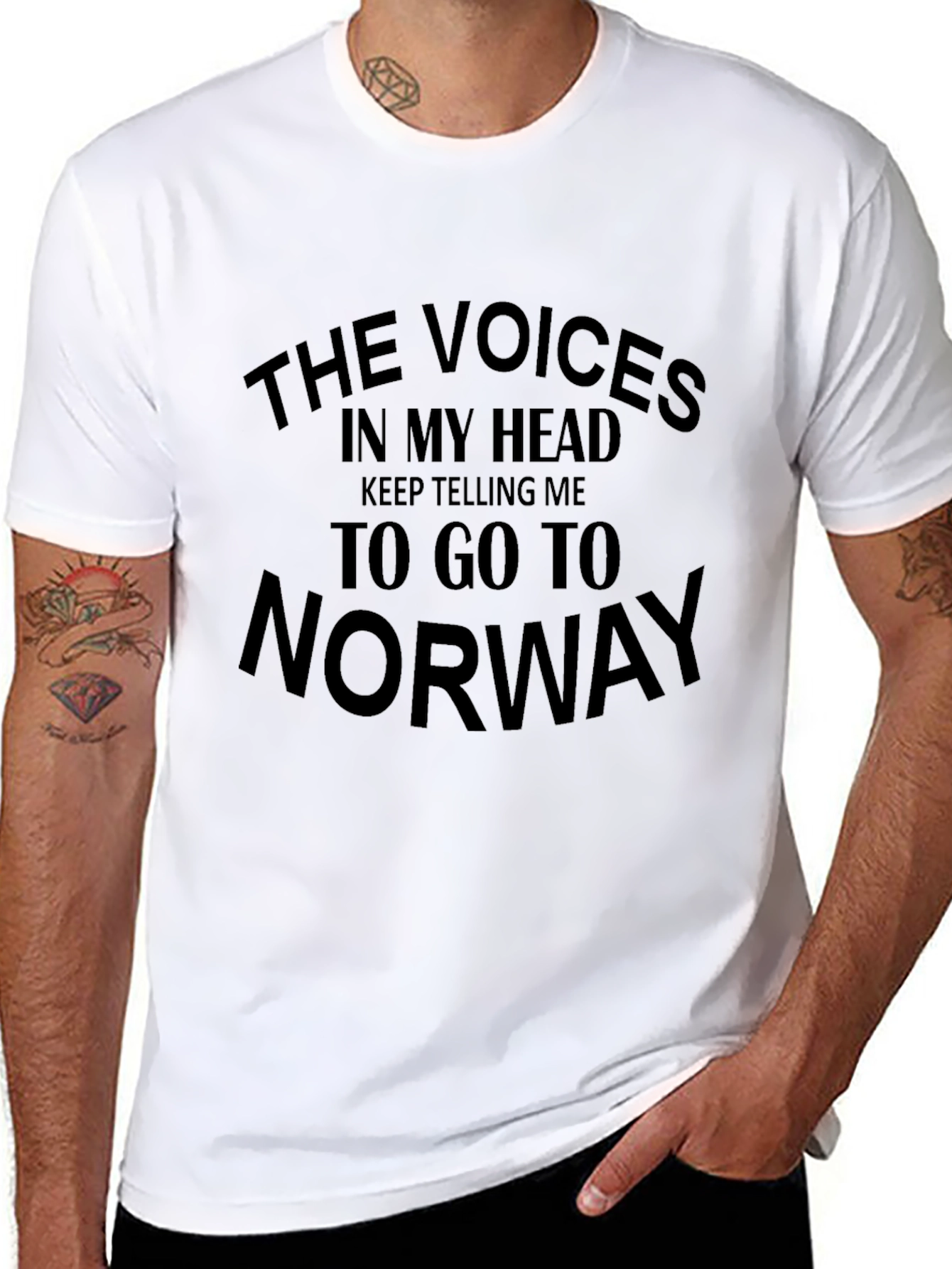 Voices in My Head Norway Graphic Tee