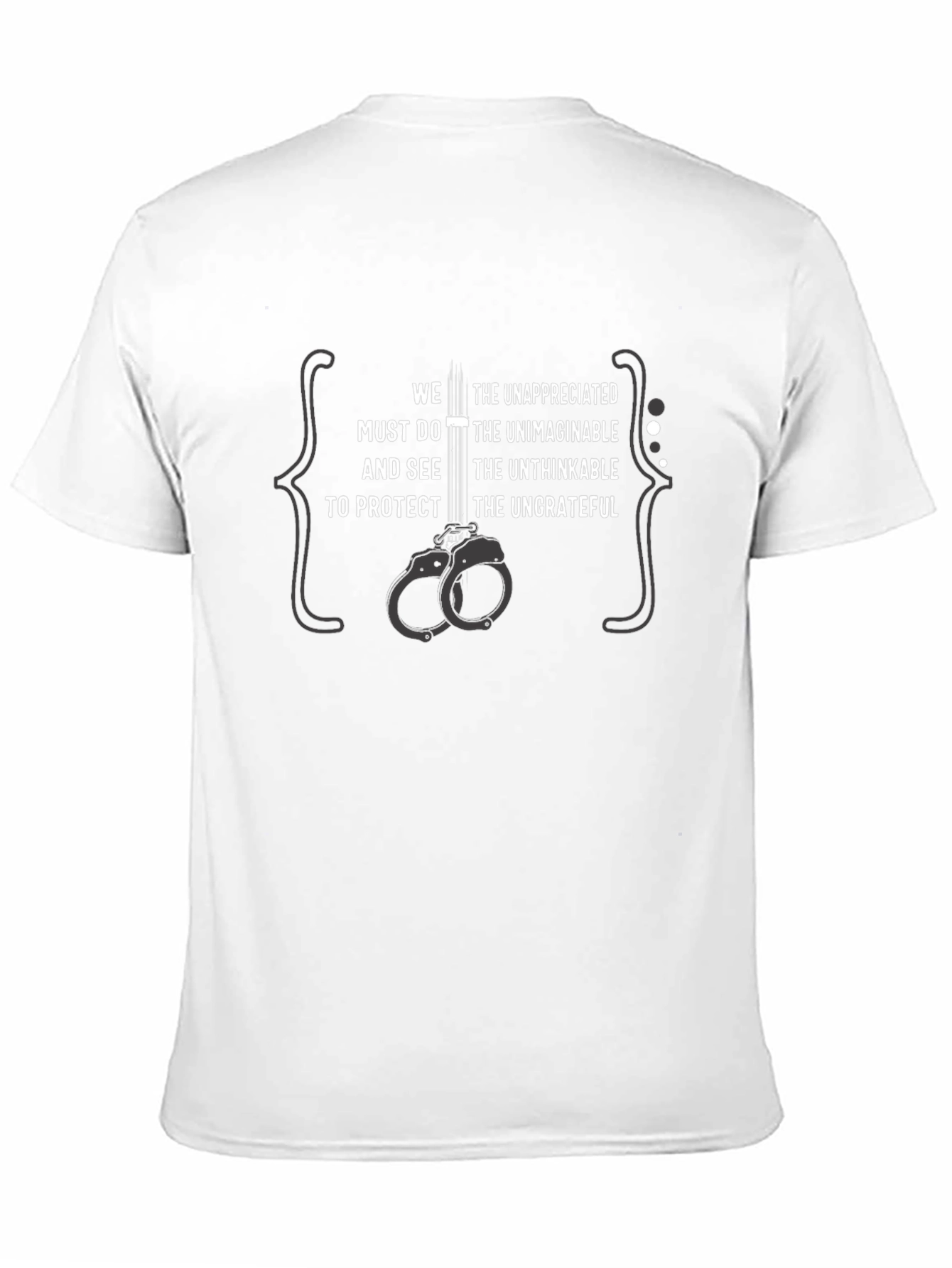 Unappreciated Hero T-Shirt - Protect & Serve