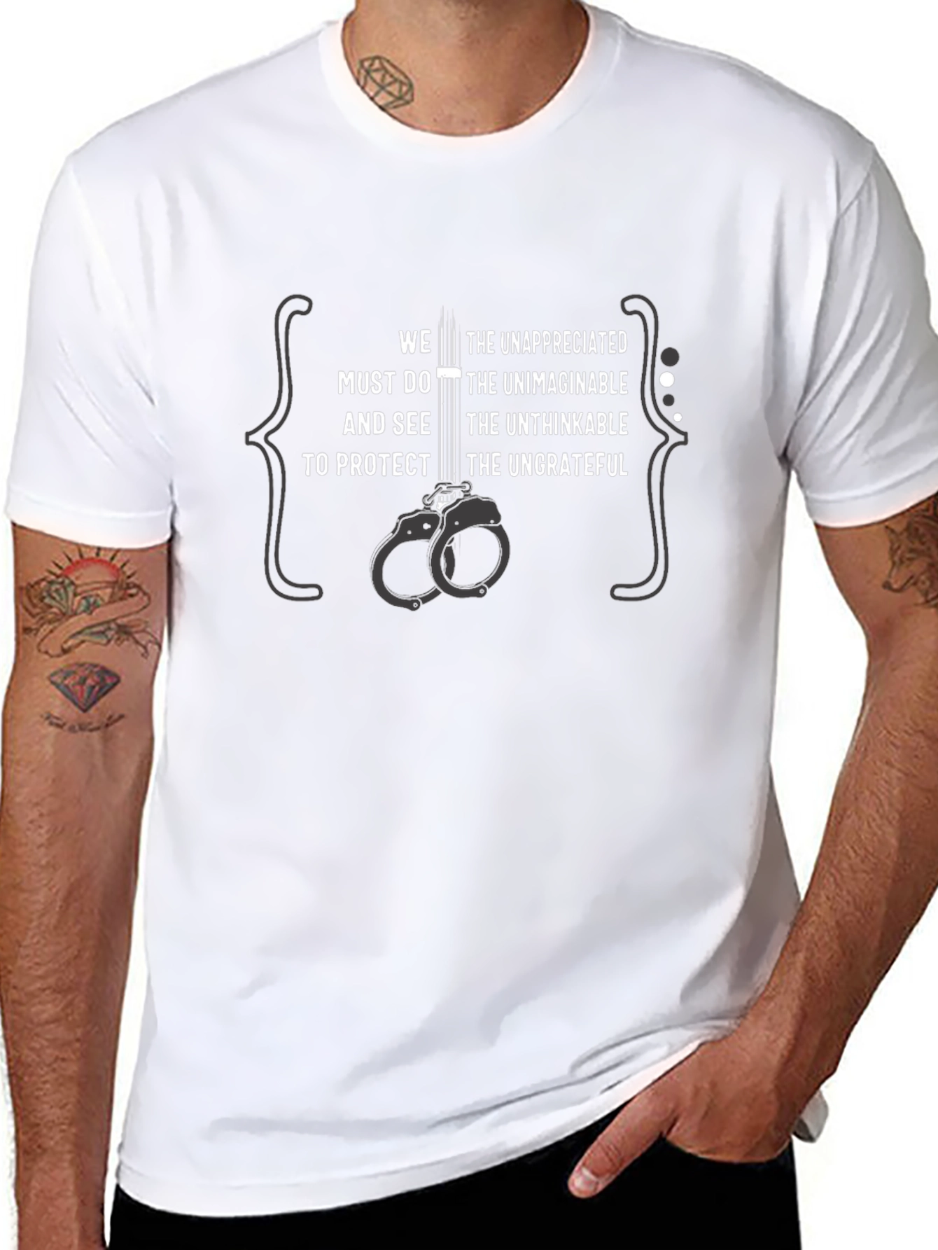 Unappreciated Hero T-Shirt - Protect & Serve