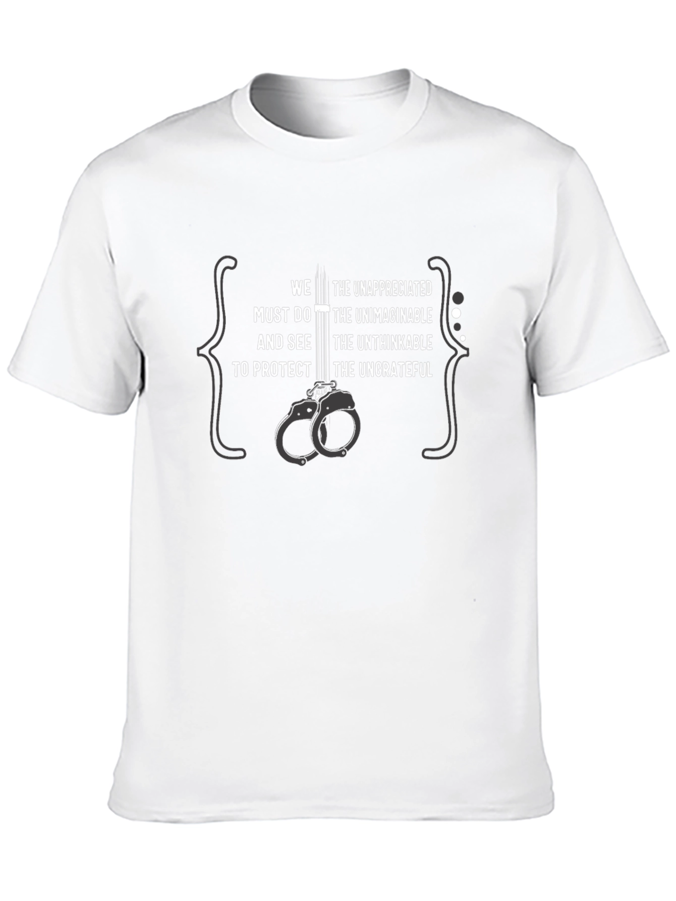 Unappreciated Hero T-Shirt - Protect & Serve