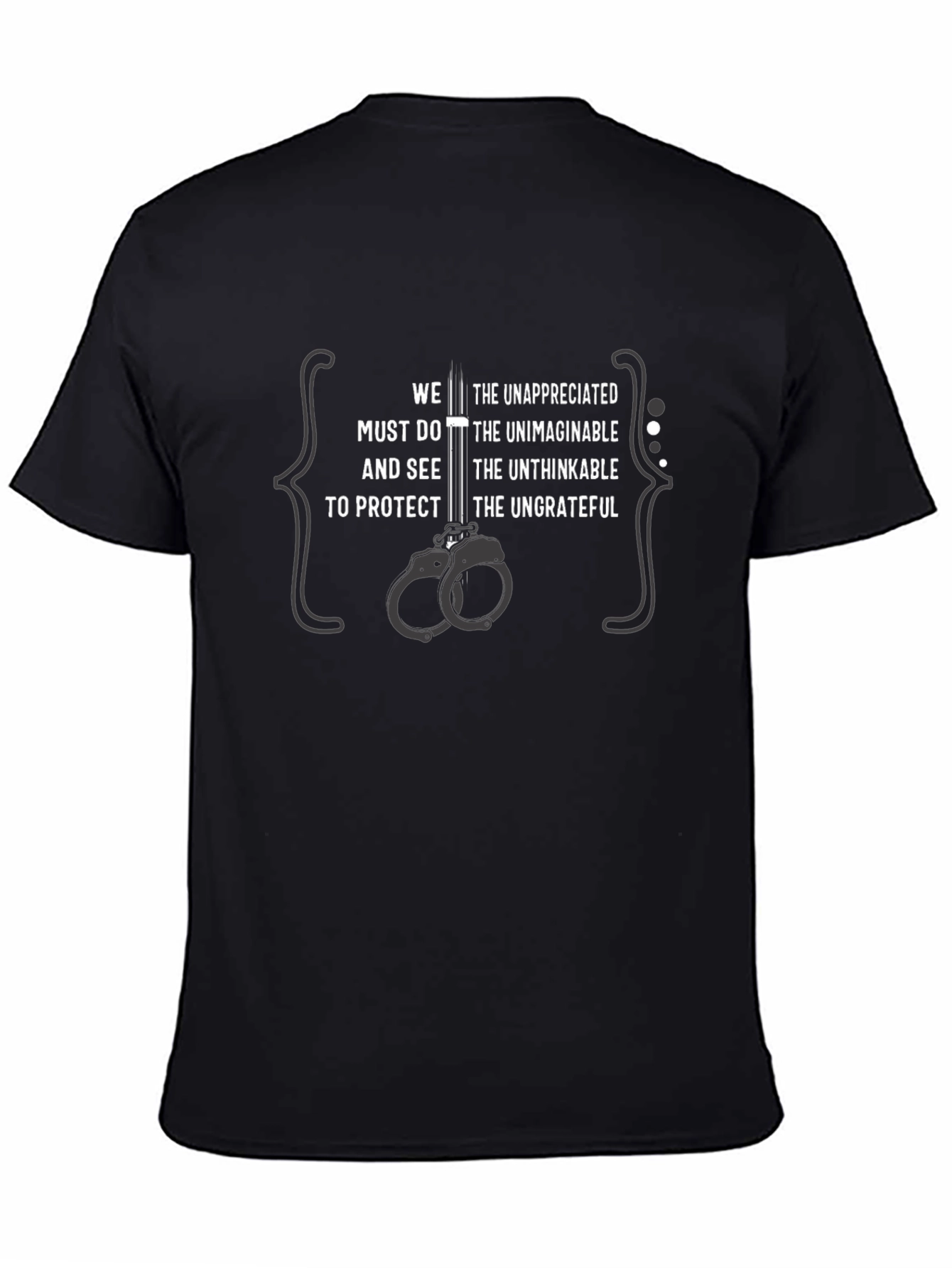 Unappreciated Hero T-Shirt - Protect & Serve