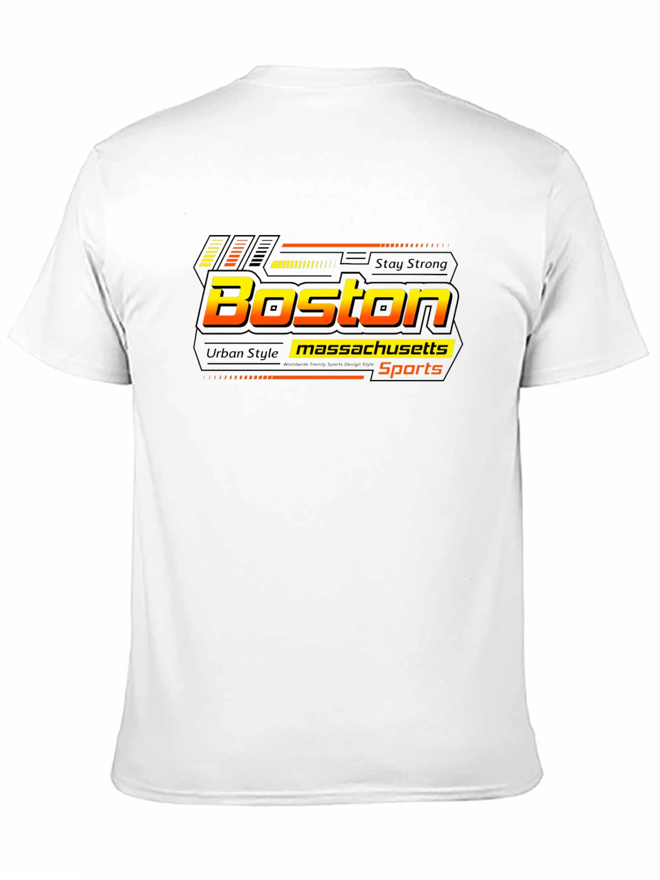 Boston Massachusetts Sports Black T-Shirt
