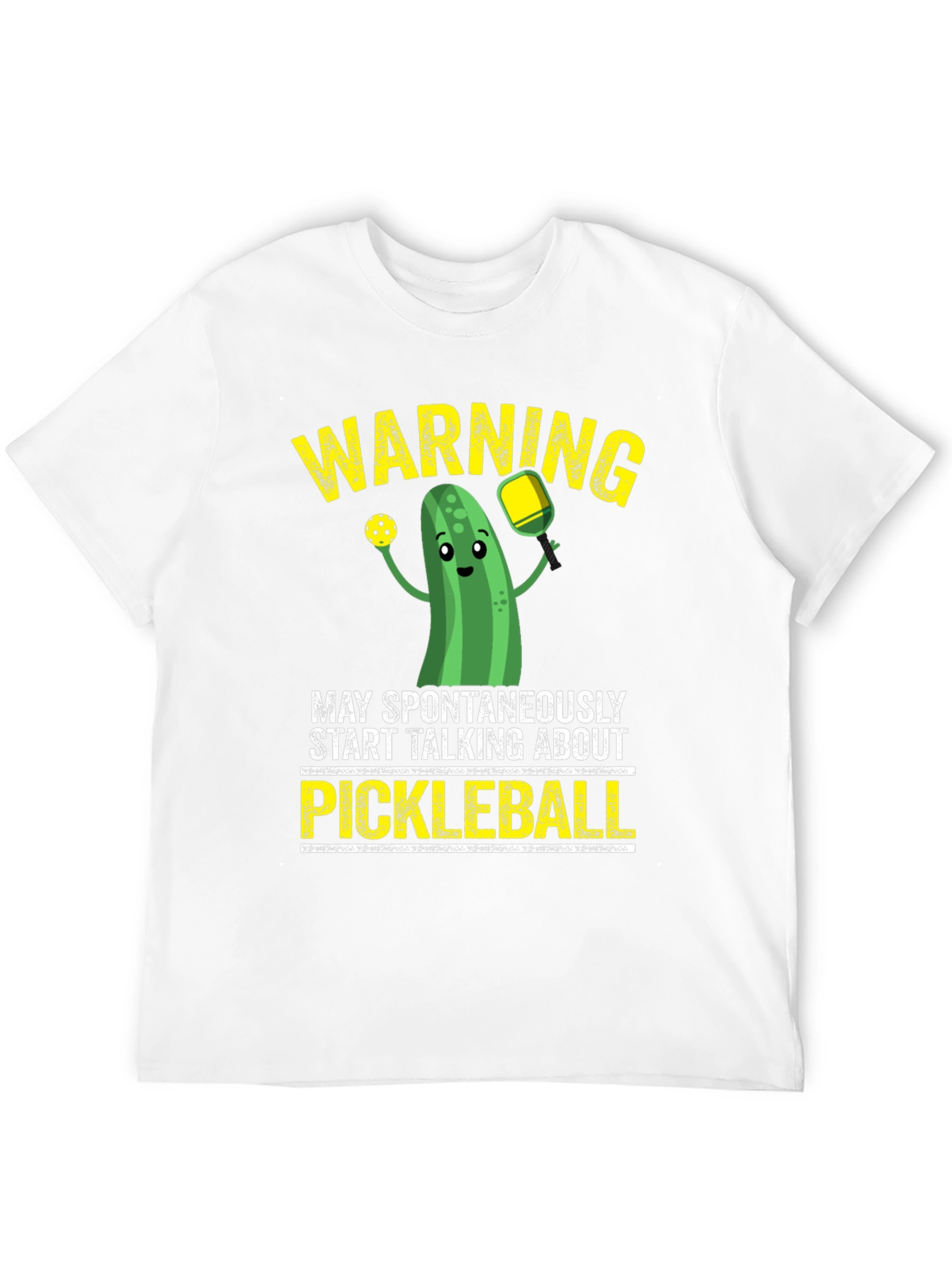 Pickleball Warning Graphic T-Shirt