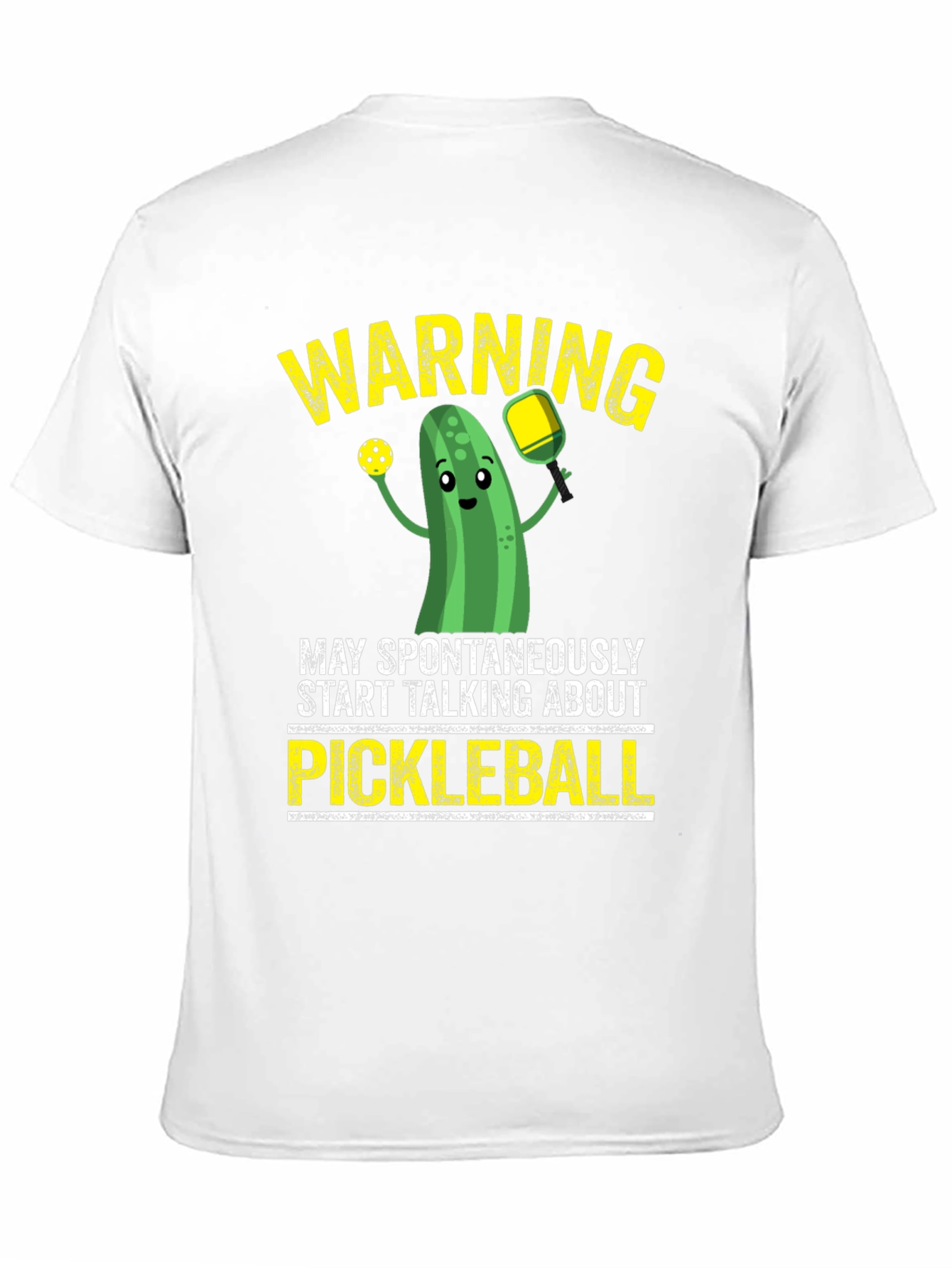 Pickleball Warning Graphic T-Shirt