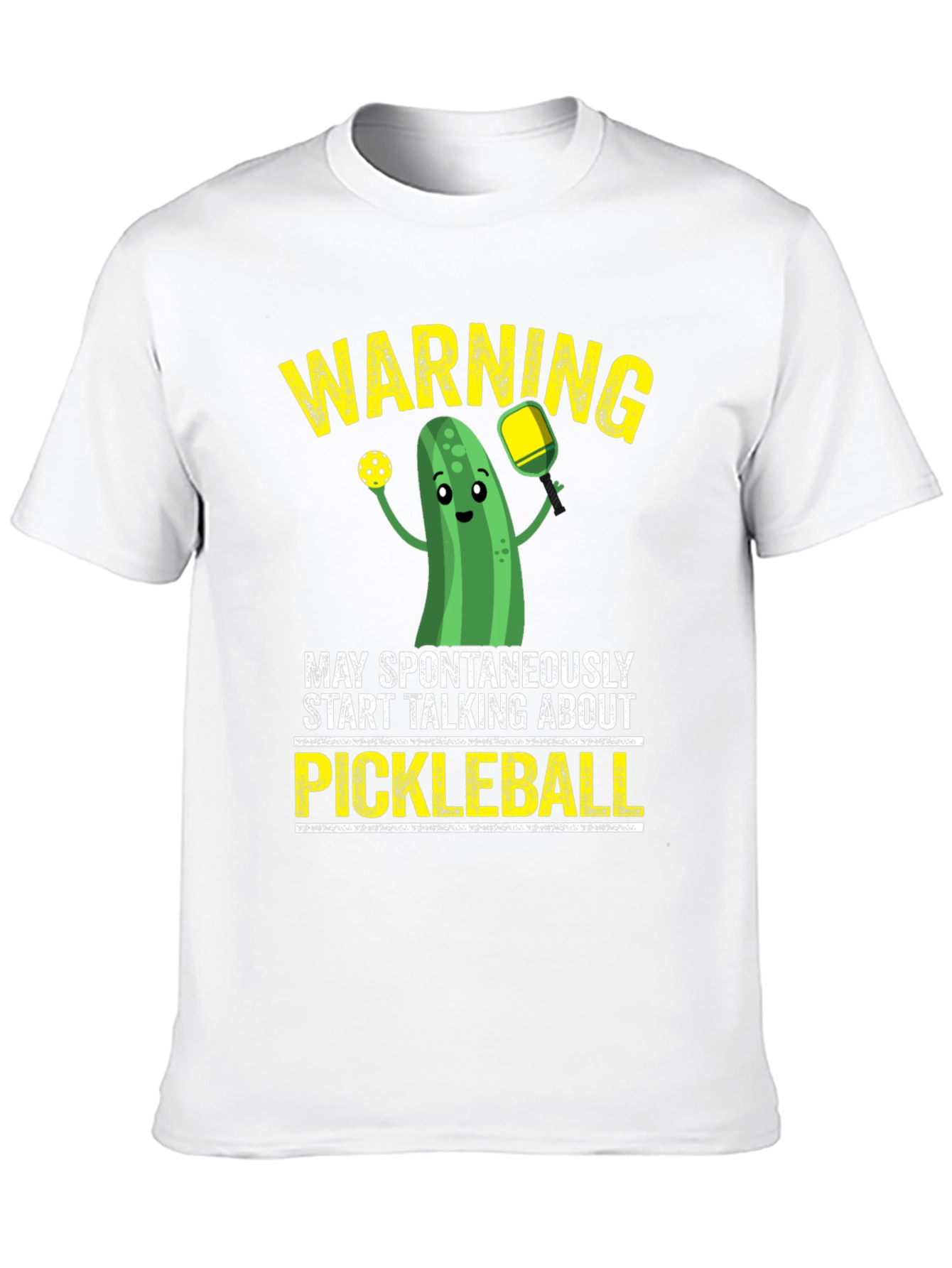 Pickleball Warning Graphic T-Shirt