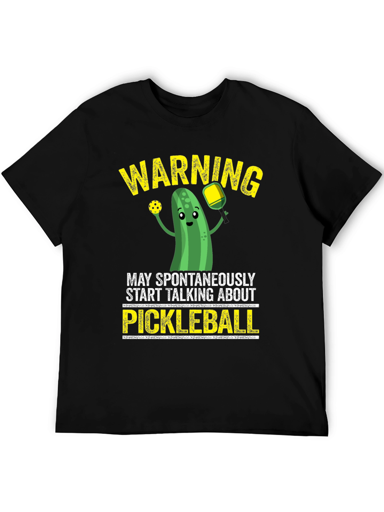 Pickleball Warning Graphic T-Shirt