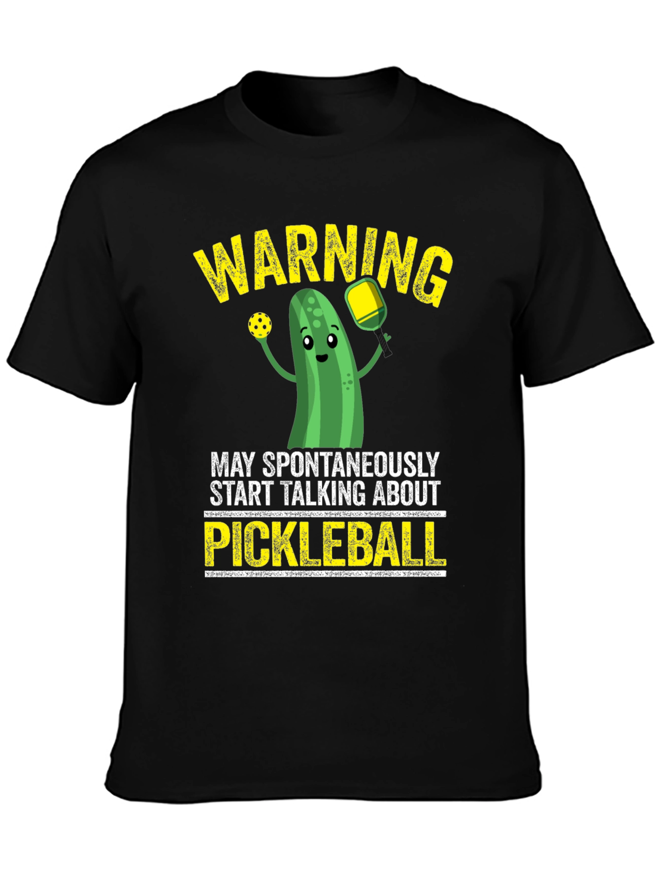 Pickleball Warning Graphic T-Shirt