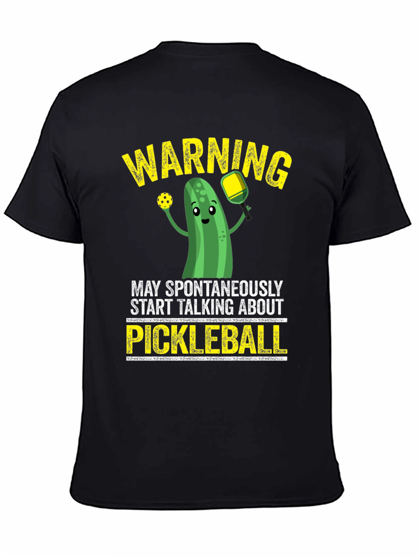Pickleball Warning Graphic T-Shirt