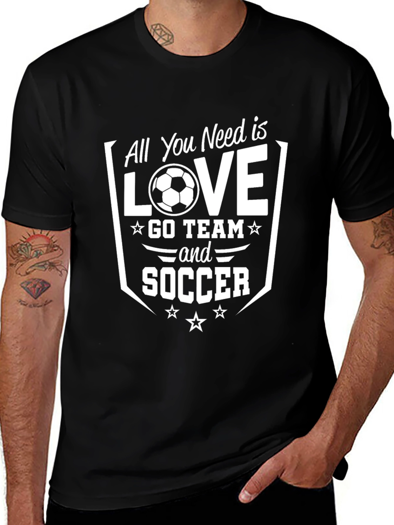 Soccer Love Graphic T-Shirt