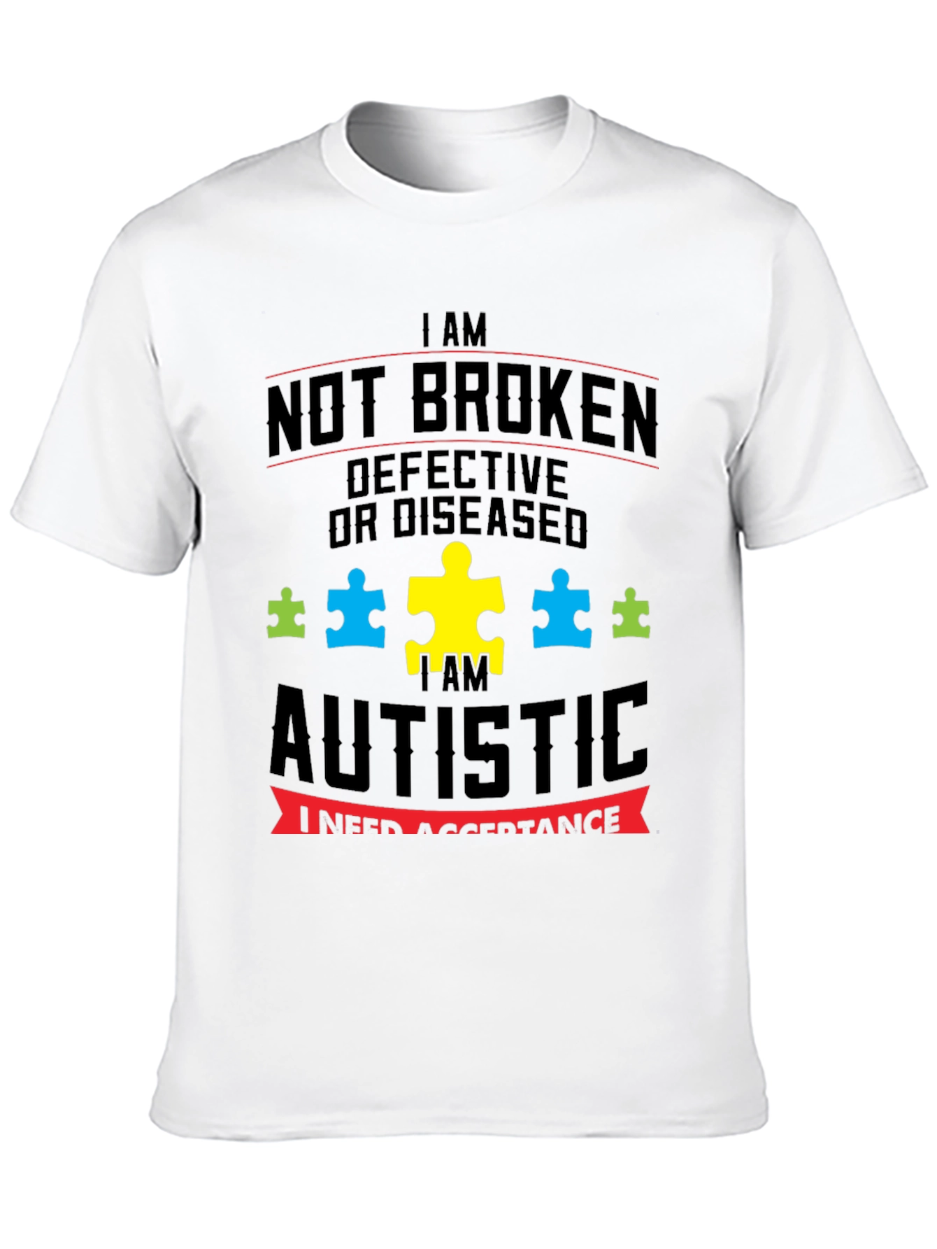 Autism Awareness T-Shirt - I am Autistic