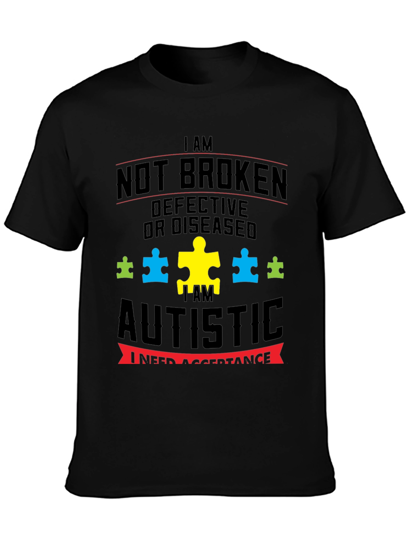Autism Awareness T-Shirt - I am Autistic