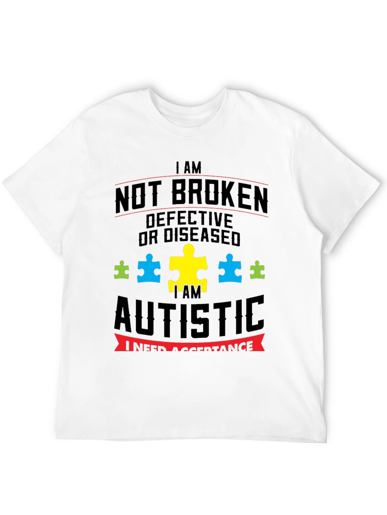 Autism Awareness T-Shirt - I am Autistic
