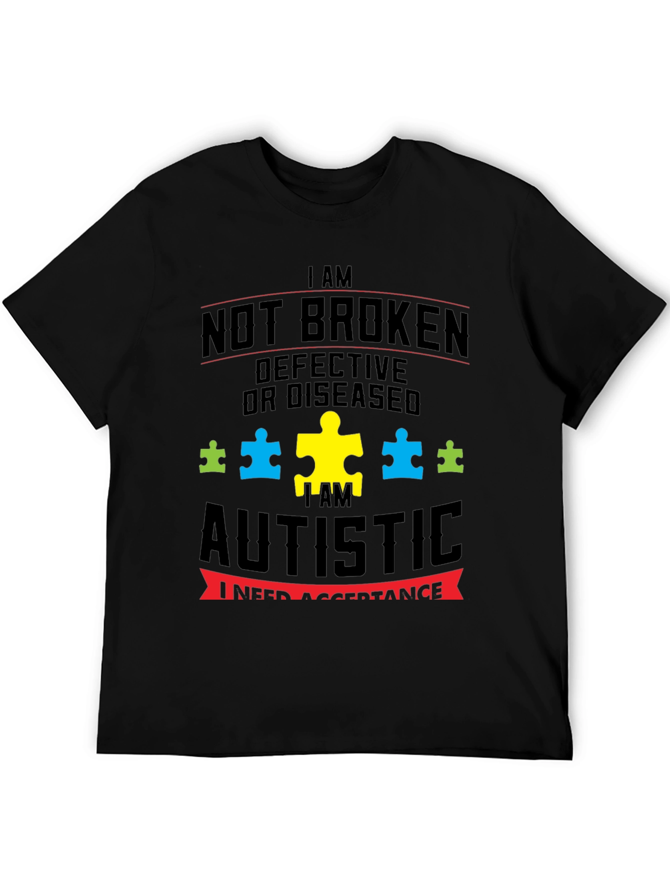 Autism Awareness T-Shirt - I am Autistic