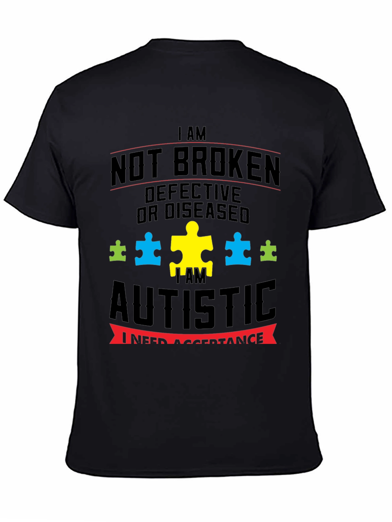 Autism Awareness T-Shirt - I am Autistic