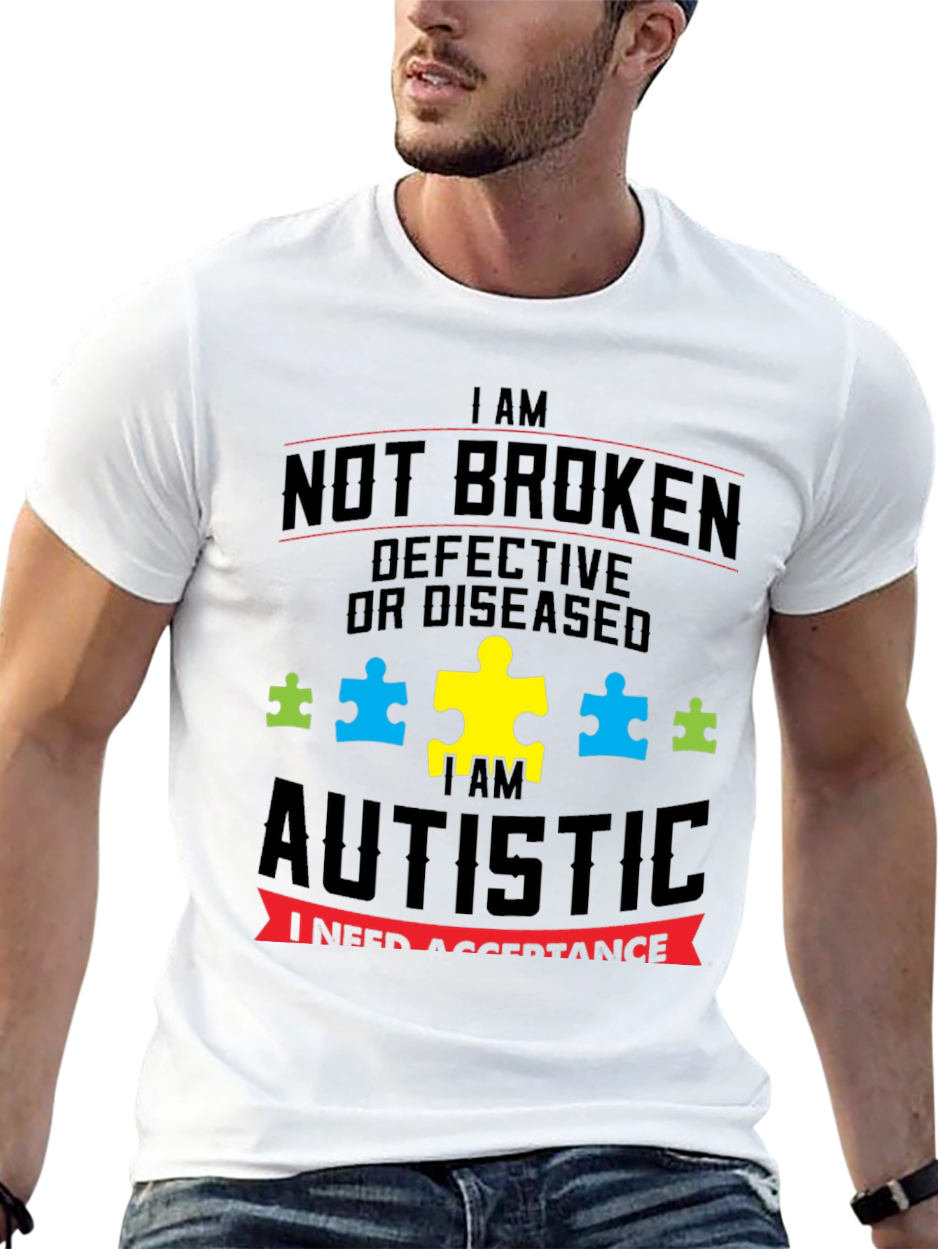 Autism Awareness T-Shirt - I am Autistic
