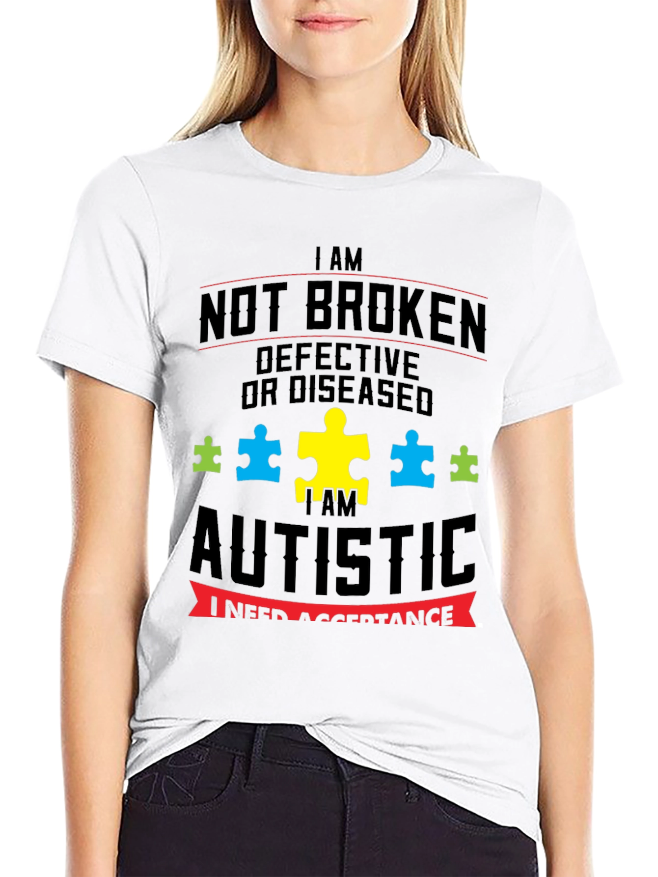 Autism Awareness T-Shirt - I am Autistic
