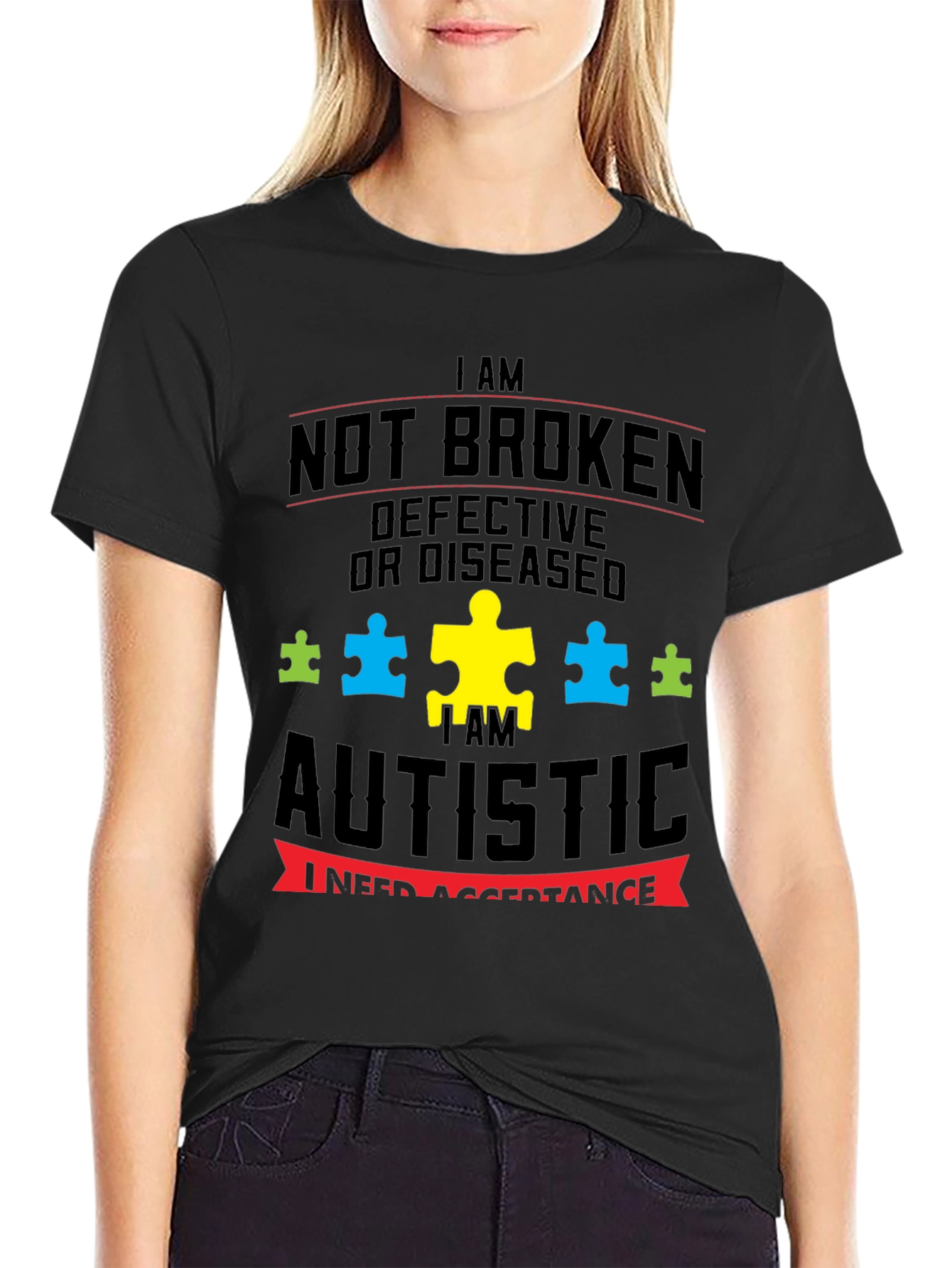 Autism Awareness T-Shirt - I am Autistic