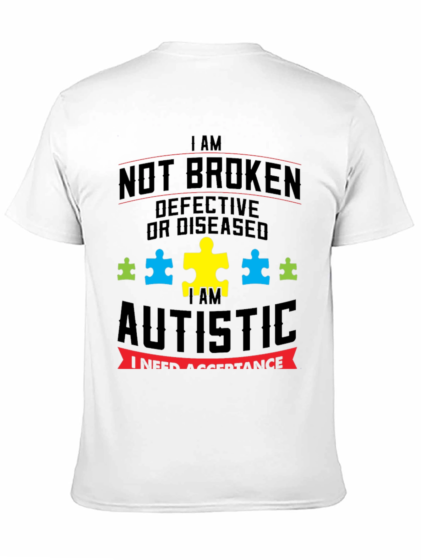 Autism Awareness T-Shirt - I am Autistic
