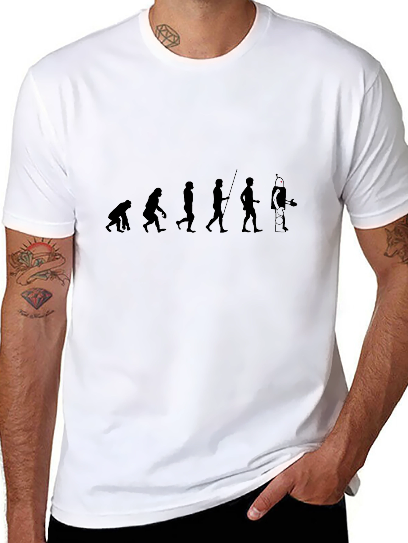 Evolution of Robot T-Shirt