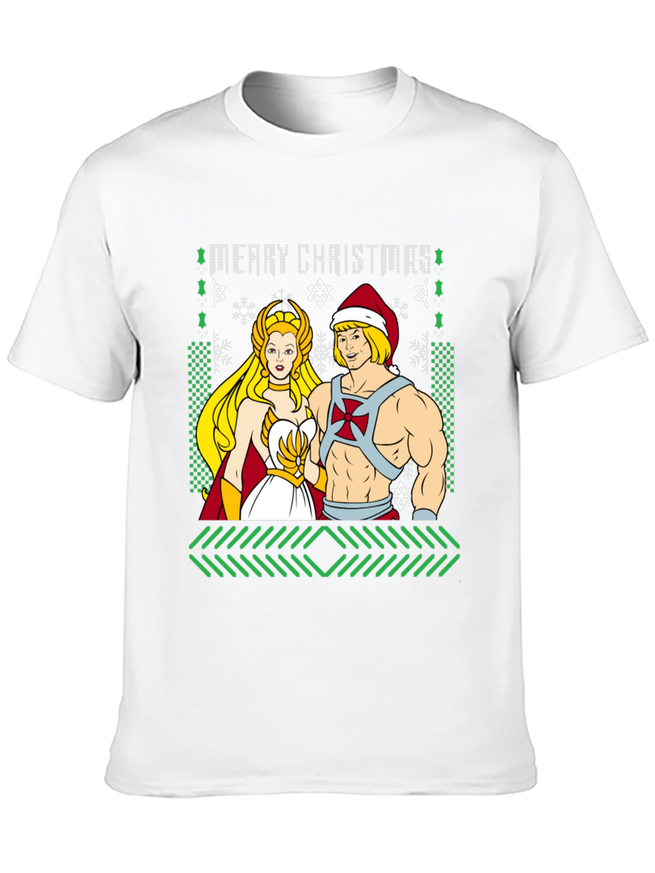 He-Man & She-Ra Merry Christmas Ugly Sweater T-Shirt