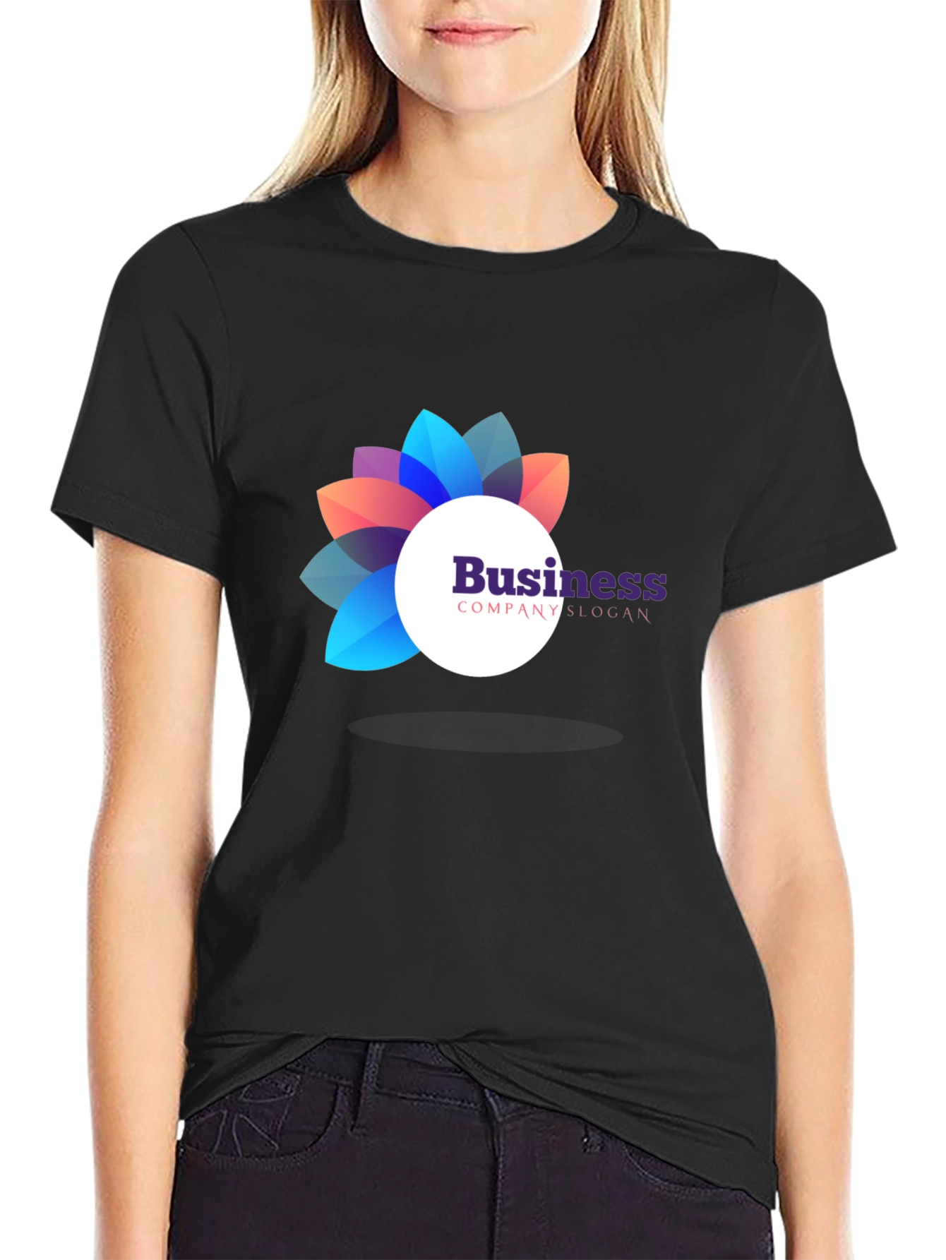 Modern Business Logo Graphic T-Shirt