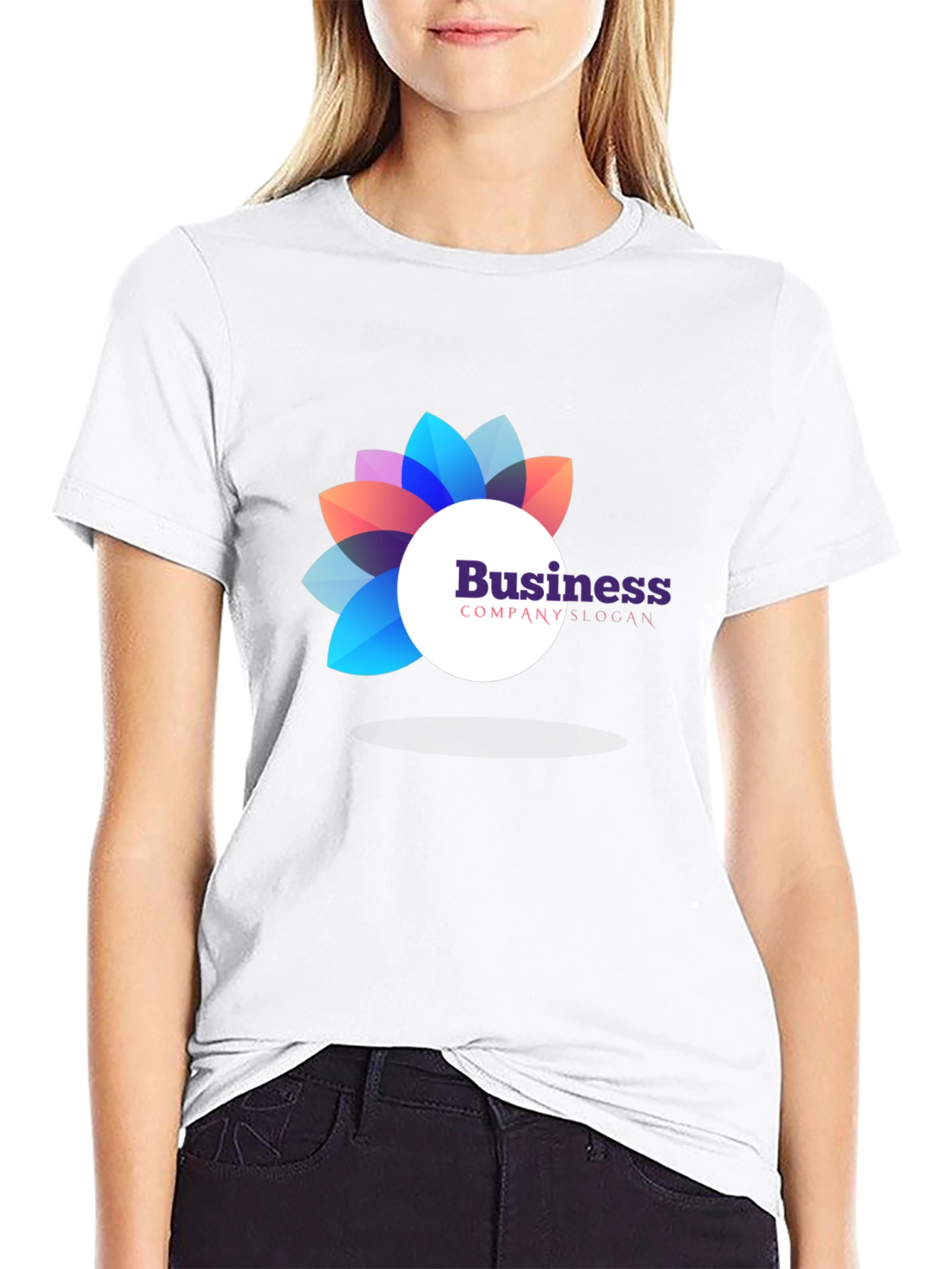 Modern Business Logo Graphic T-Shirt