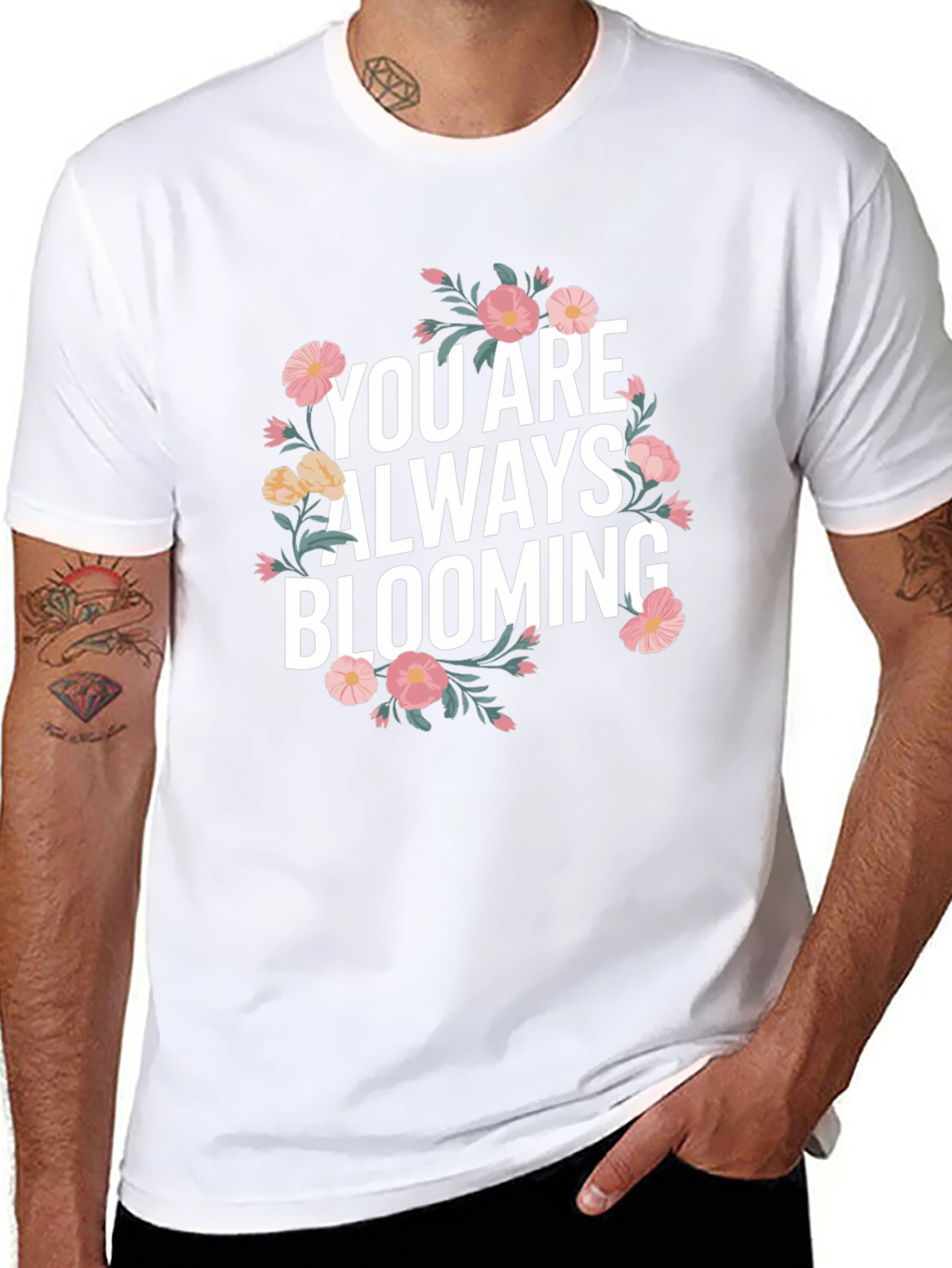 Floral Bloom Graphic Tee - Always Blooming T-Shirt