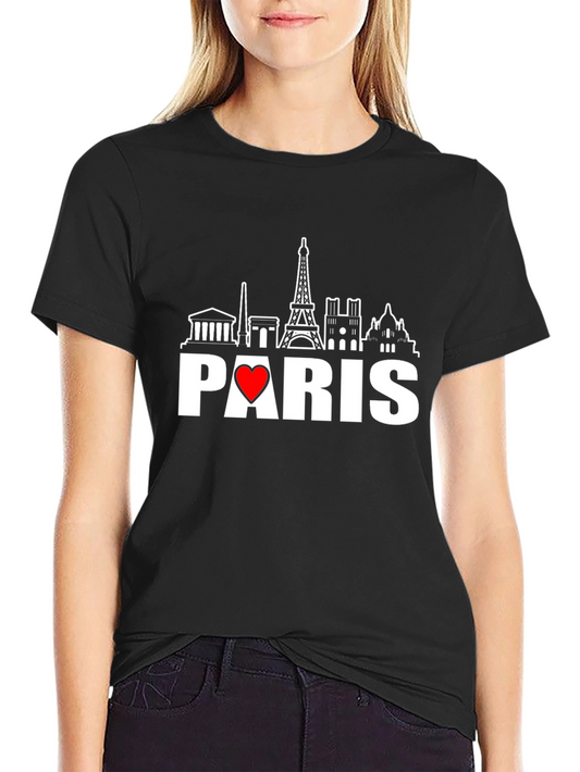 Paris Skyline T-Shirt - City of Love Tee